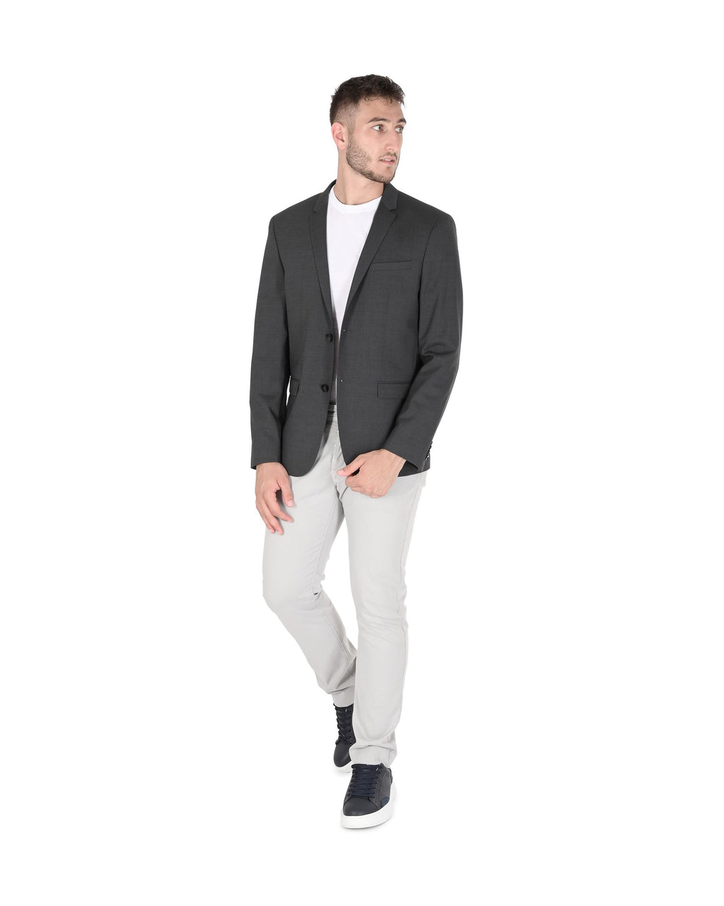 Calvin Klein Mens Blazer Grey K1EK101790024