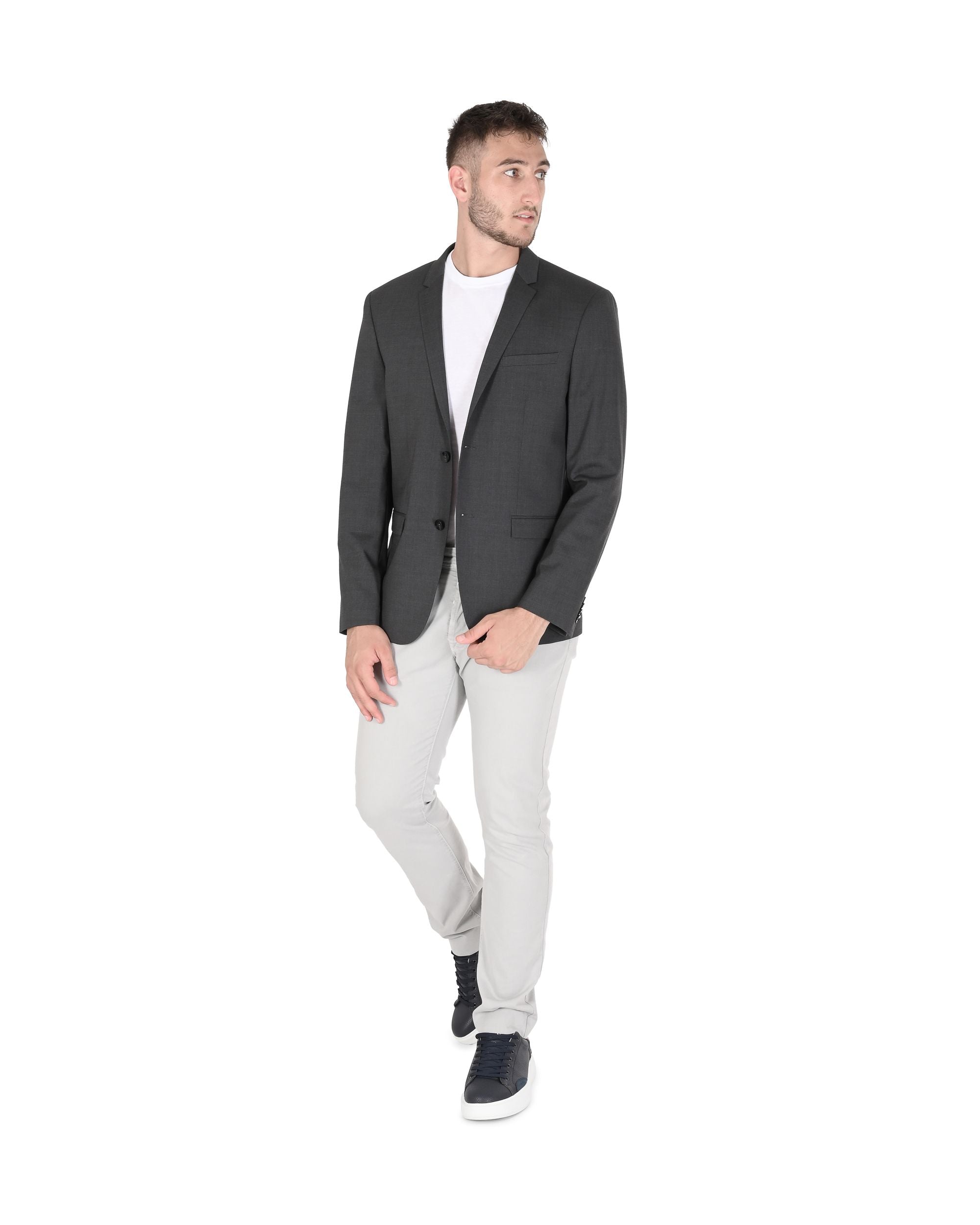 Calvin Klein Mens Blazer Grey K1EK101790024