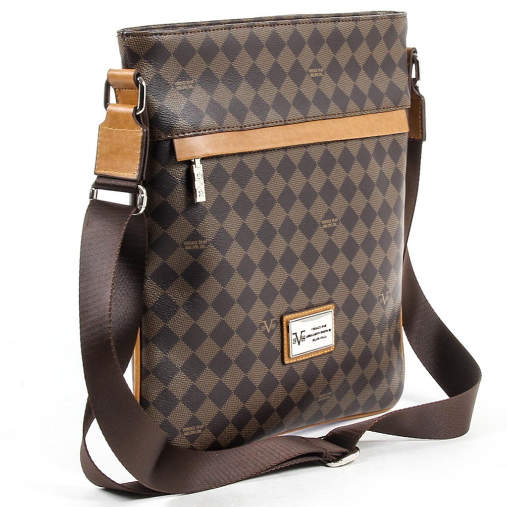 Bolso de hombro para hombre V 1969 Italia V1969017 COFFEE TABA