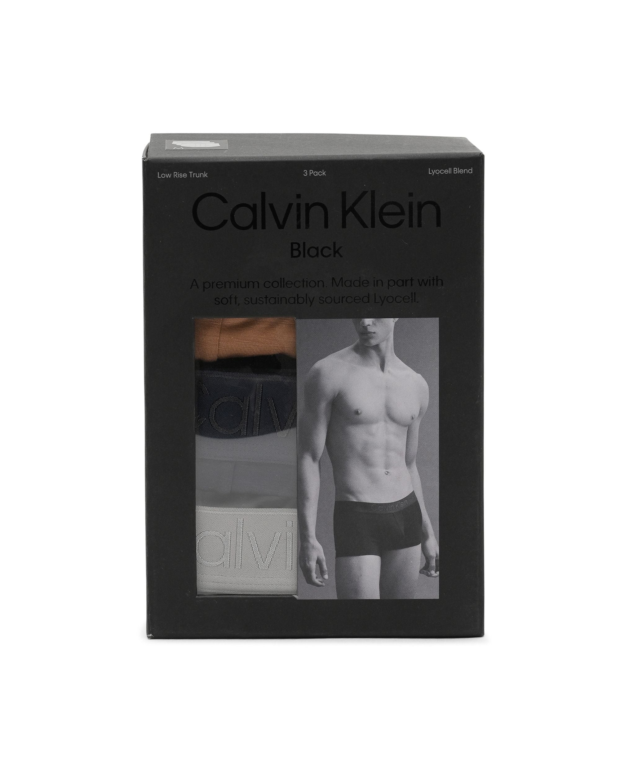 Calvin Klein Mens Low Rise Trunk 000NB3651AMGW