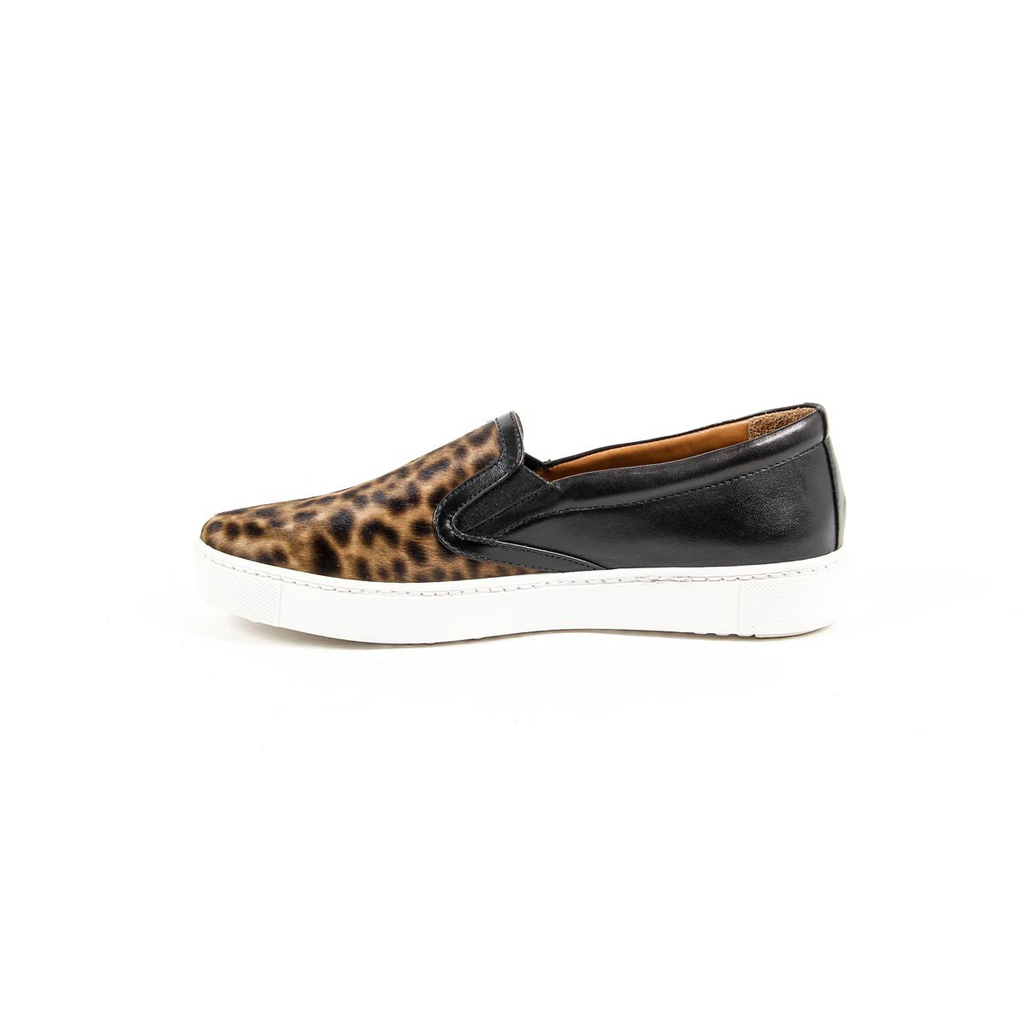 V 1969 Italia Zapatillas sin cordones para mujer 312090 PONY LEO/NAPPA NERO