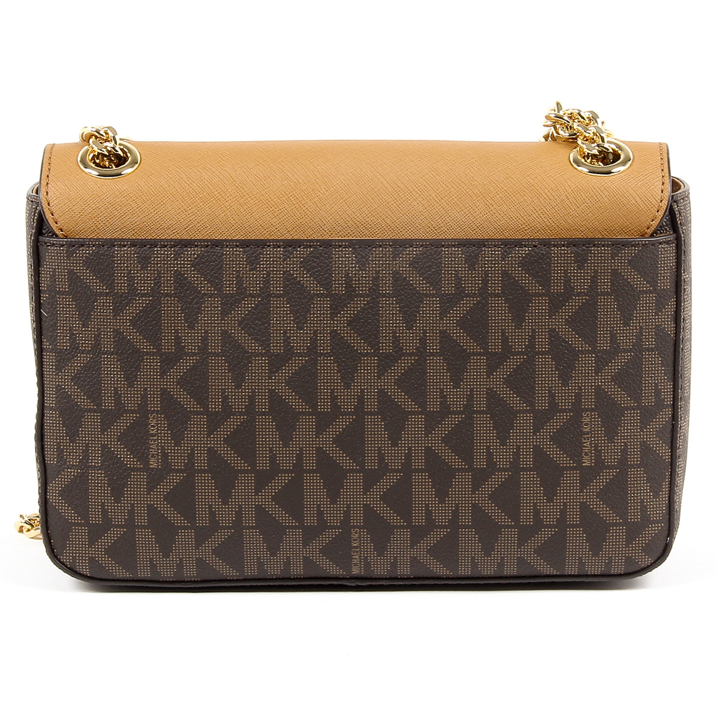 Michael Kors Womens Handbag TINA 35T7GT4F2B BRN ACORN
