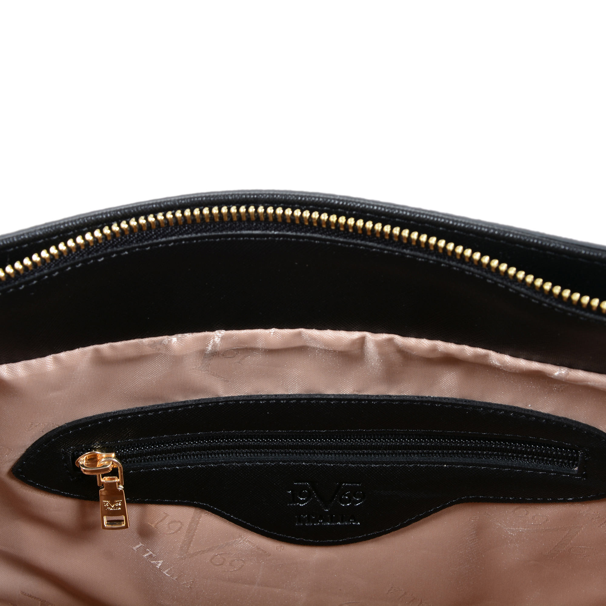 19V69 Italia Womens Handbag Black 3604 BLACK