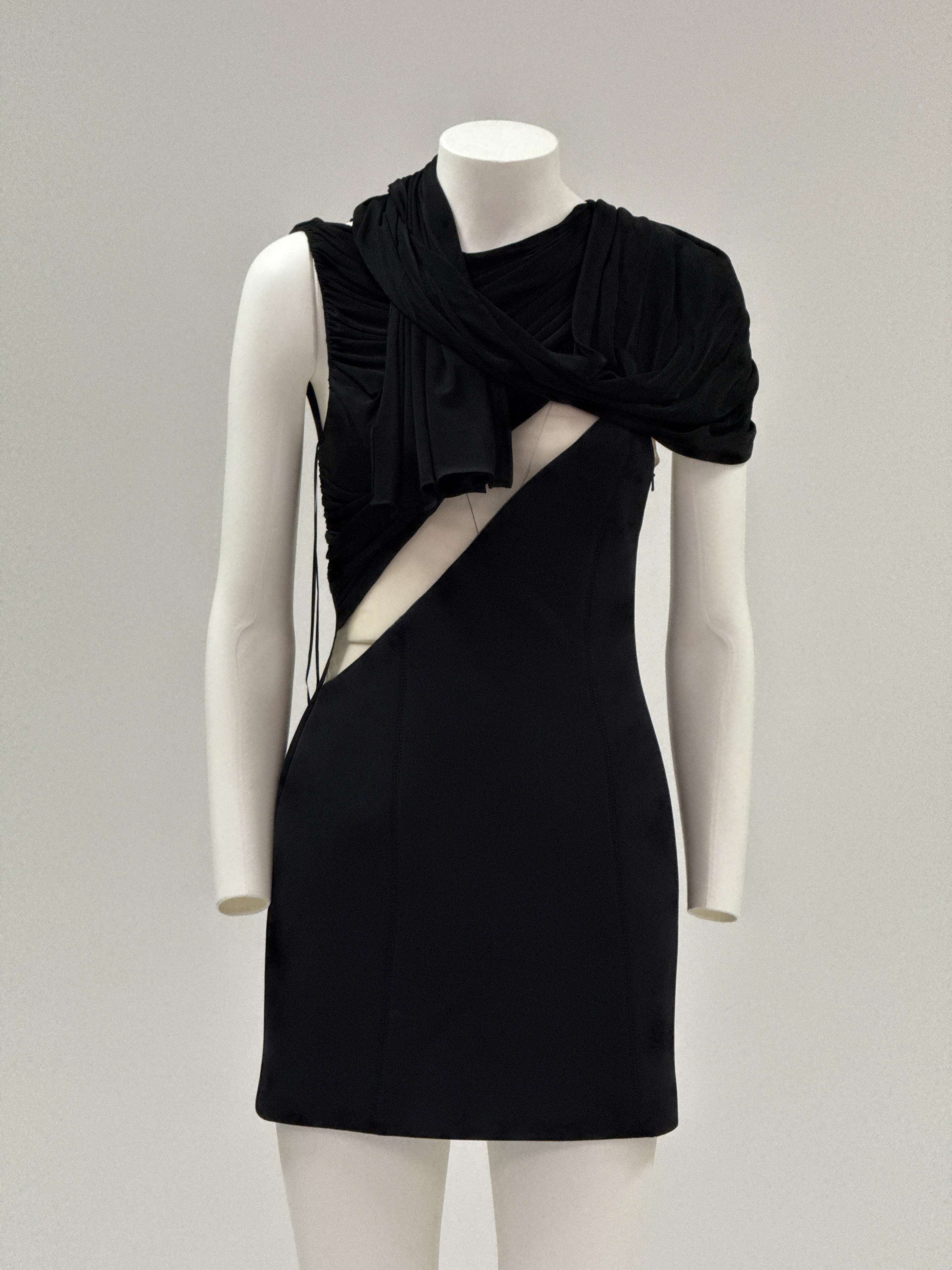 Vestido de mujer David Koma AW24DK27D NEGRO 801