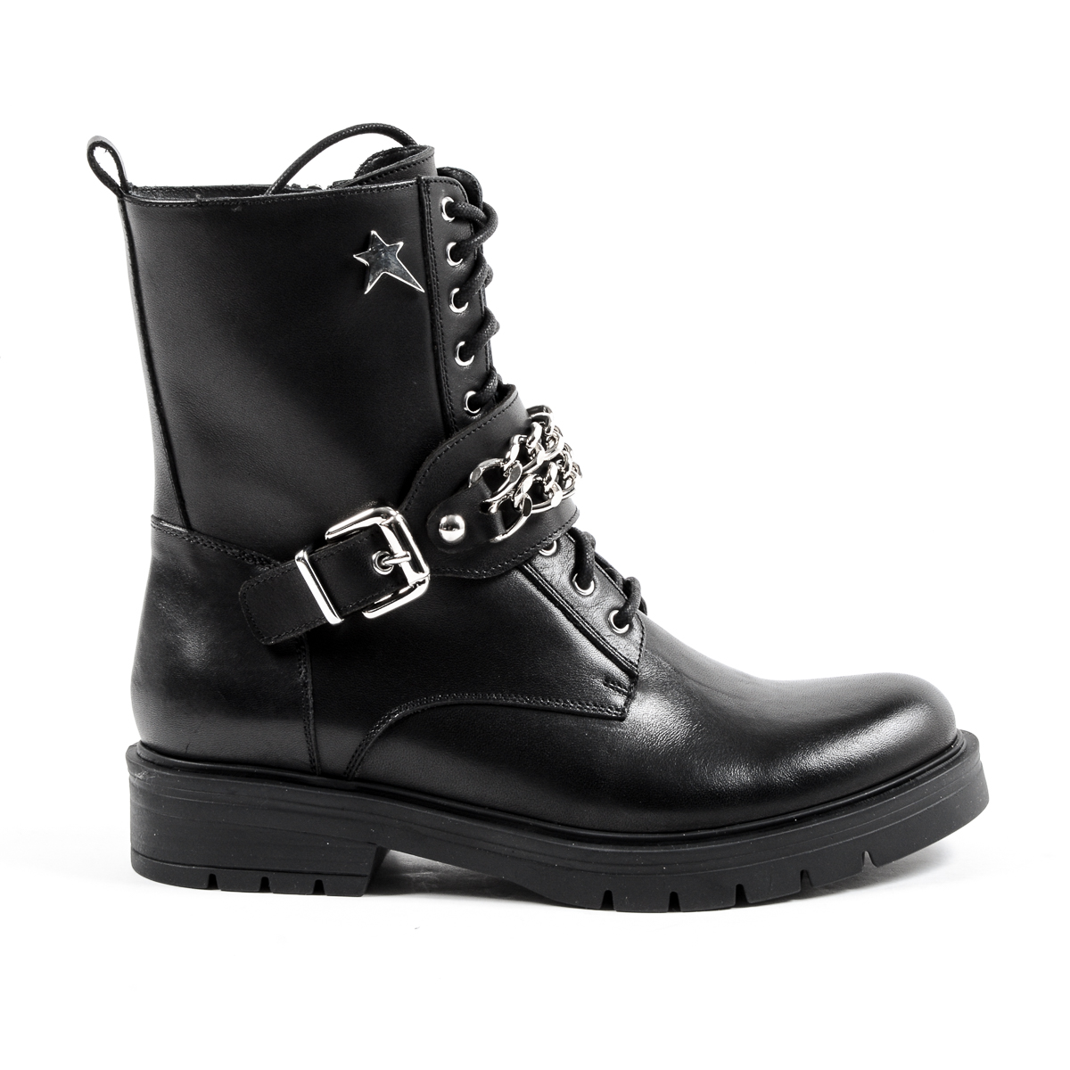 Andrew Charles Womens Short Boot Black AMY