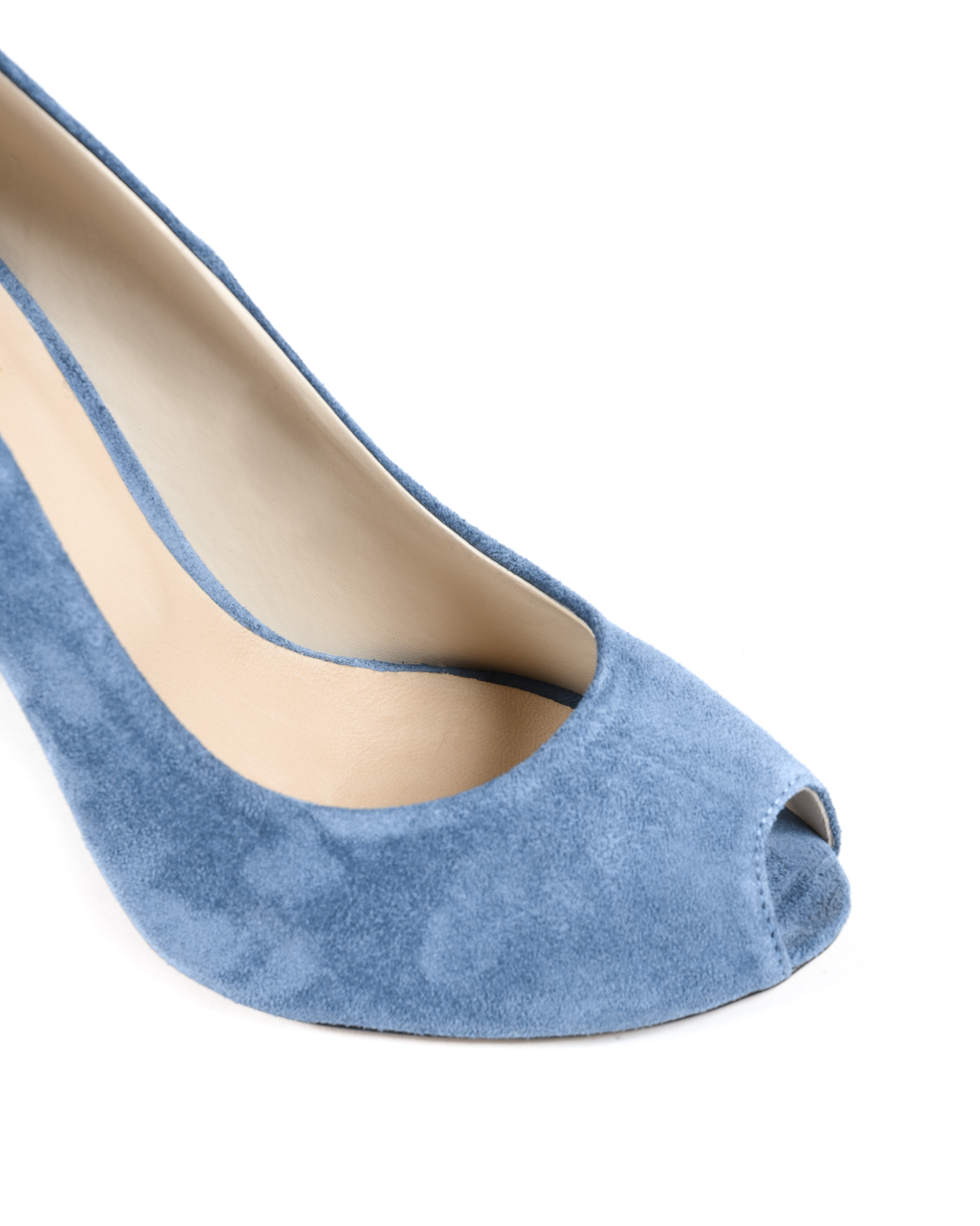 19V69 Italia Zapatos de salón para mujer con punta abierta azul 303 CROSTA BLUE