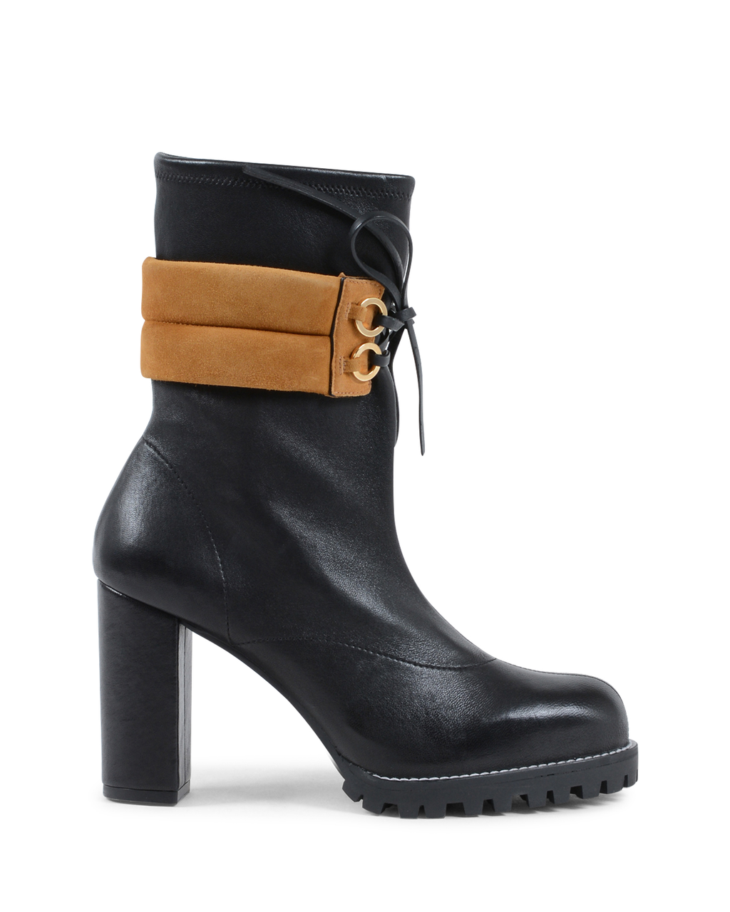 Bota corta Stuart Weitzman para mujer, color negro, BRONWYN