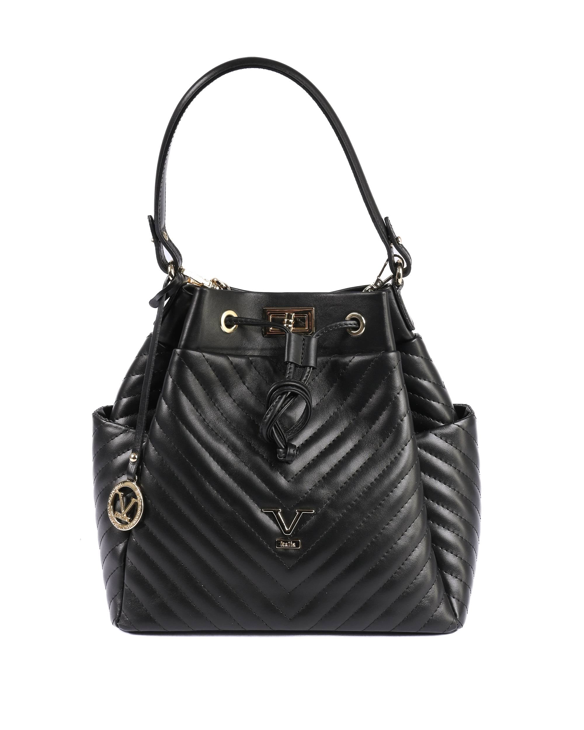 Bolso de mano para mujer V Italia BH10272 52 N SAUVAGE NERO