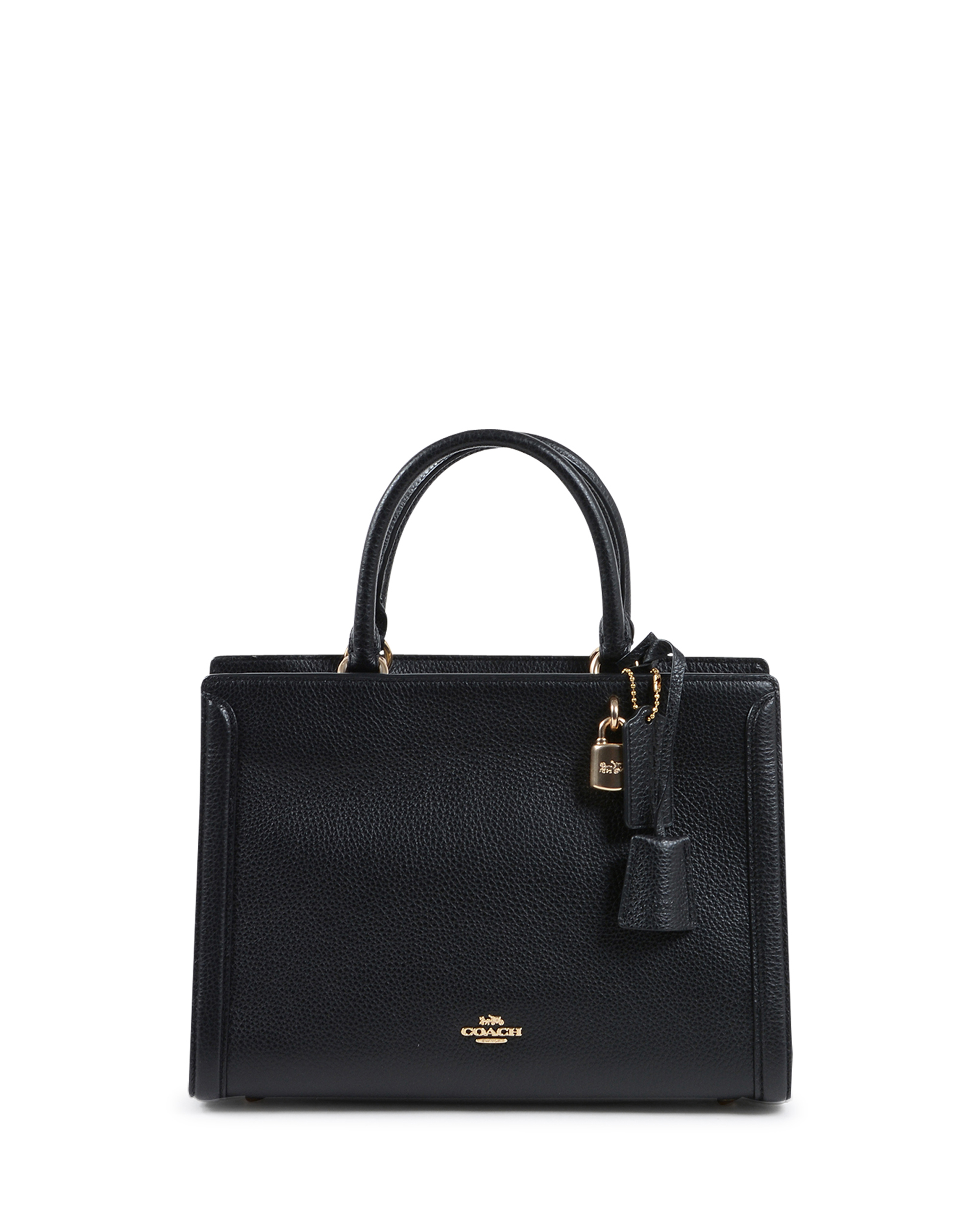 Bolso de mano Coach para mujer, color negro, F88037 NEGRO