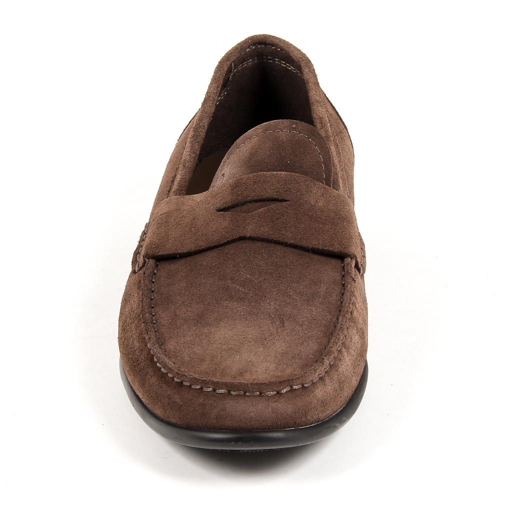 Mocasines V 1969 Italia para hombre, color marrón, LEONARDO