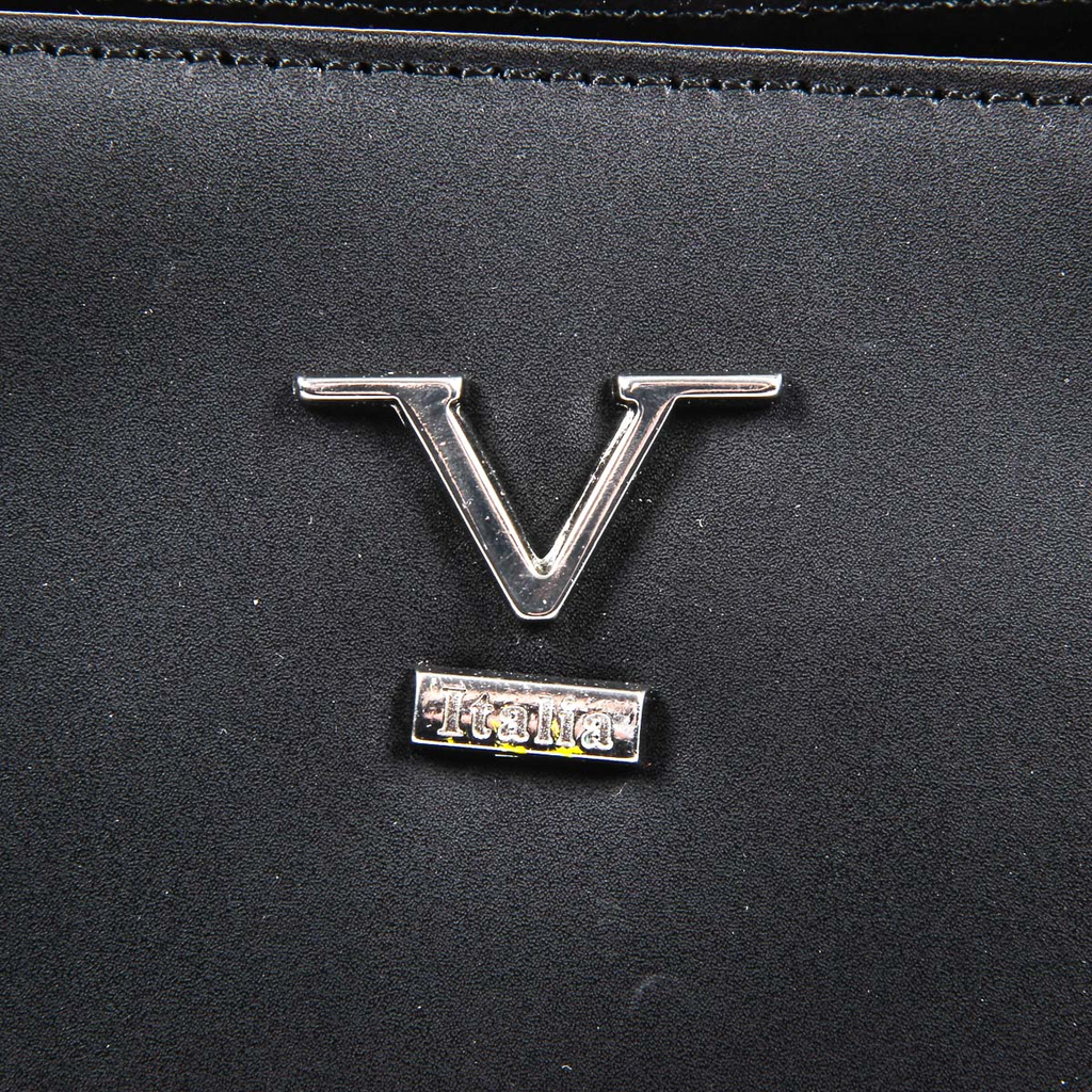 Bolso de mano para mujer V 1969 Italia V009-S RUGA NERO