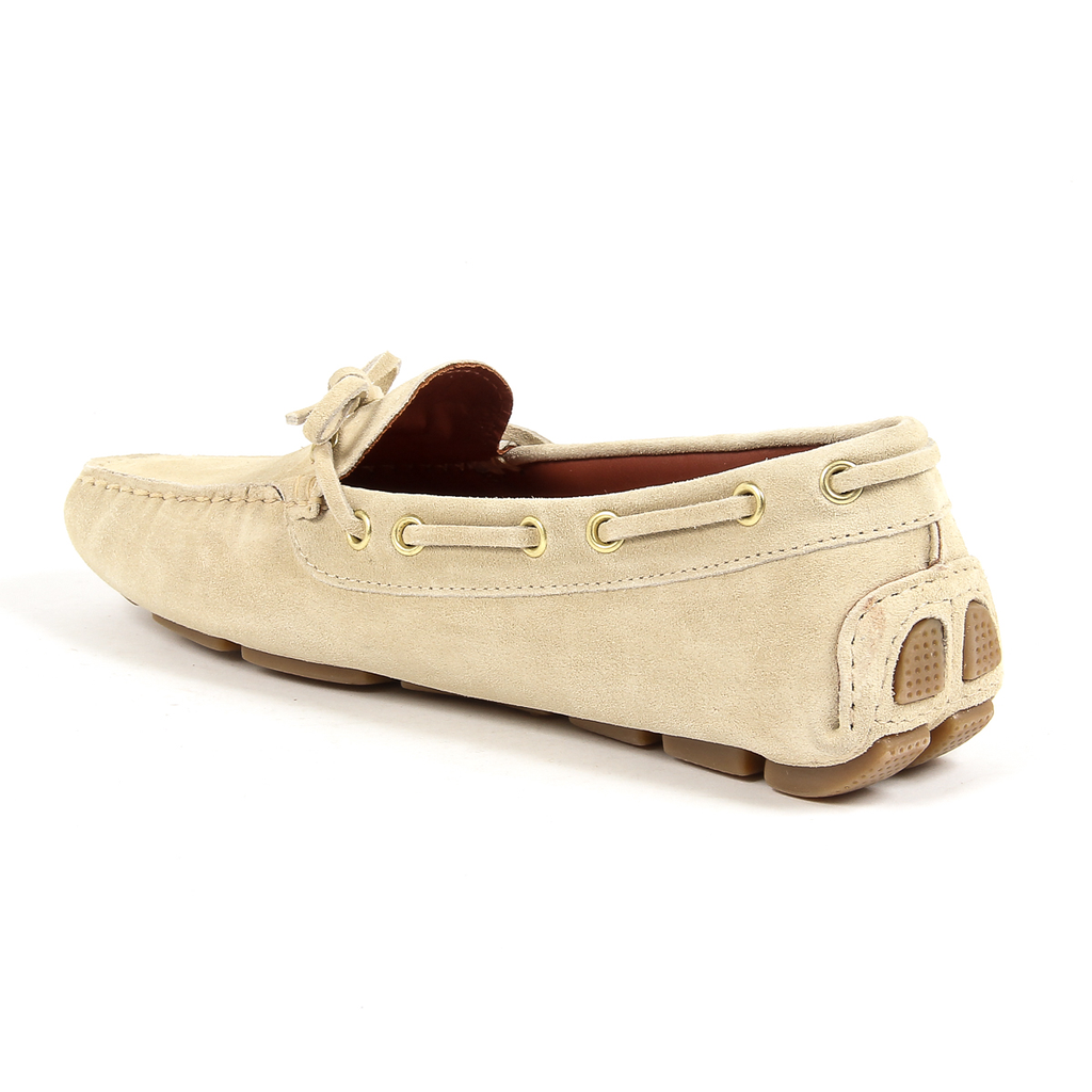 Mocasín Andrew Charles para mujer Beige CAMILLA