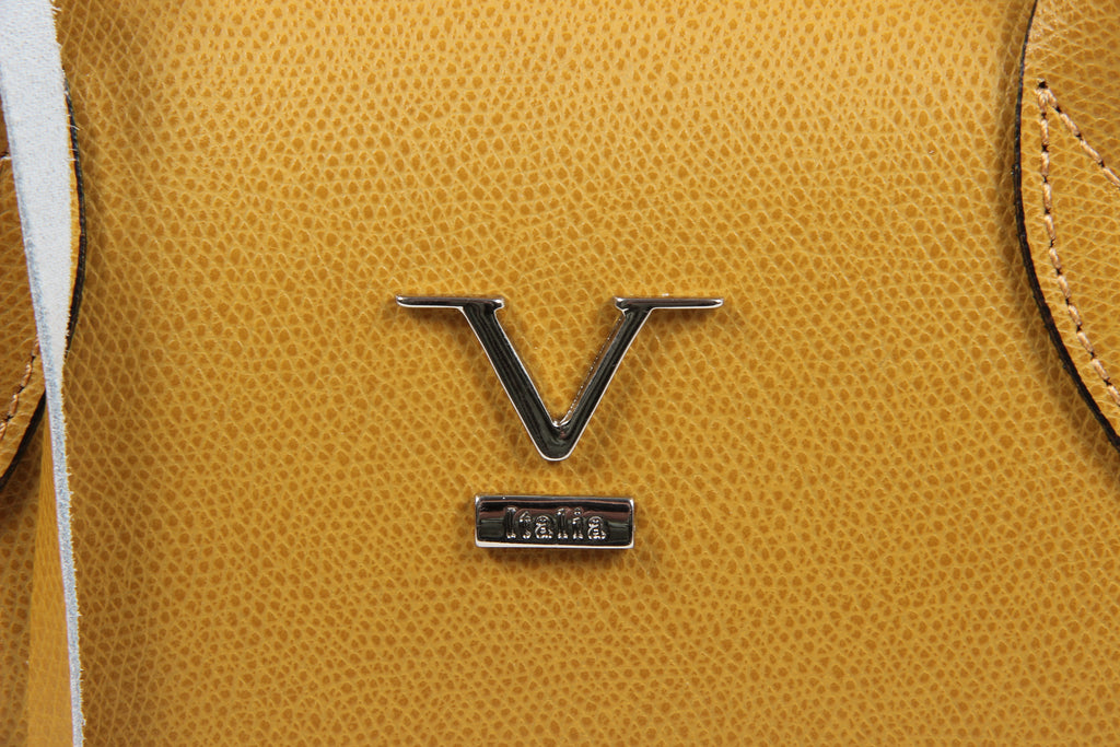 Bolso de mano para mujer V 1969 Italia V014 S MOSTAZA