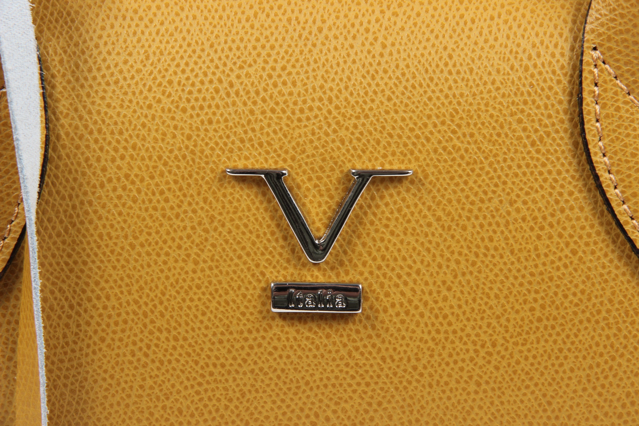 Bolso de mano para mujer V 1969 Italia V014 S MOSTAZA