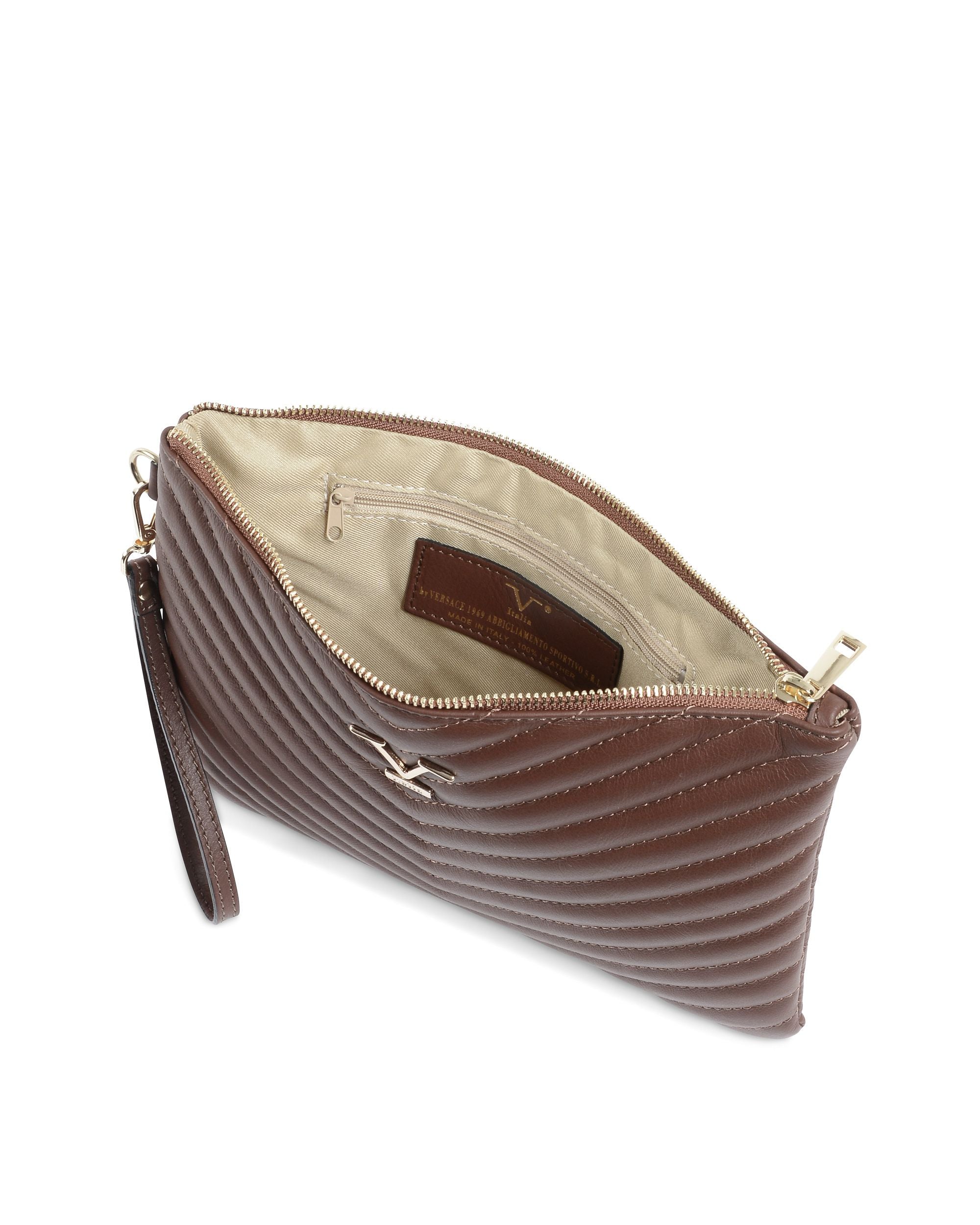 Bolso de mano Mujer V Italia Marrón V613 52 SAUVAGE BRUCIATO