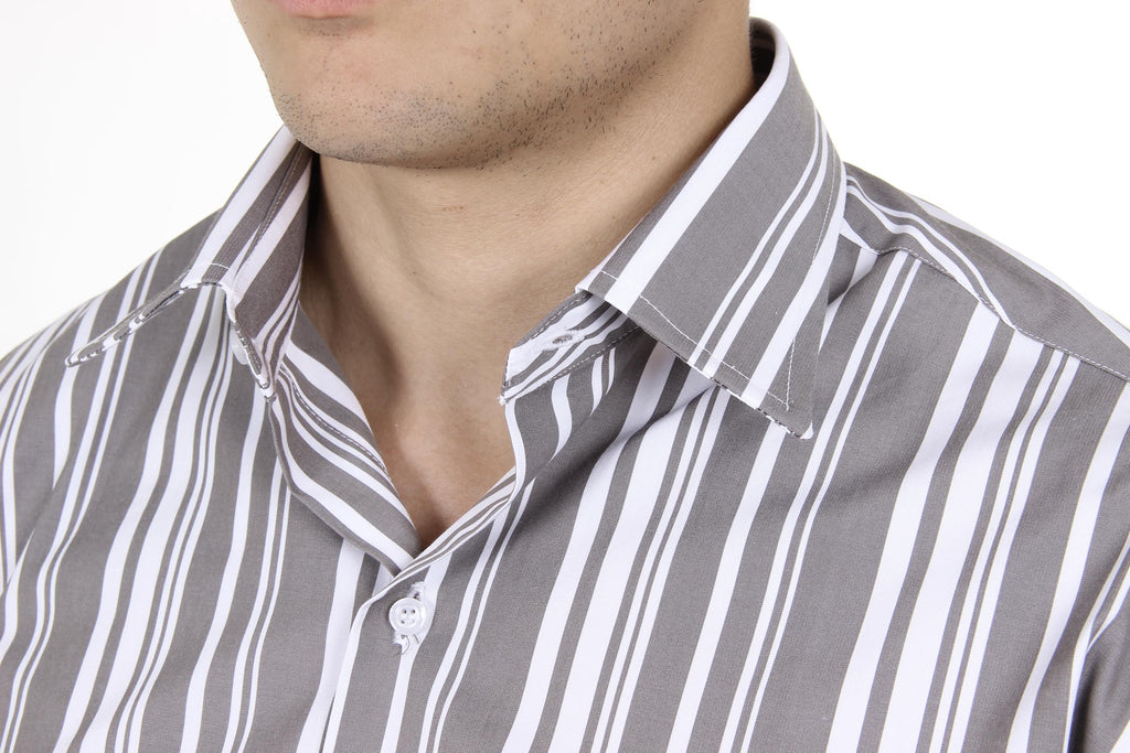 Camisa clásica moderna de corte italiano para hombre V 1969 377 ART. 414