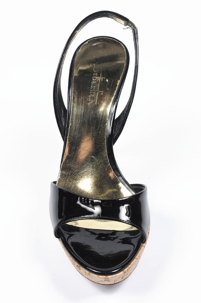 Sandalia mujer Sebastian Milano S3112VN VERNICE NERA