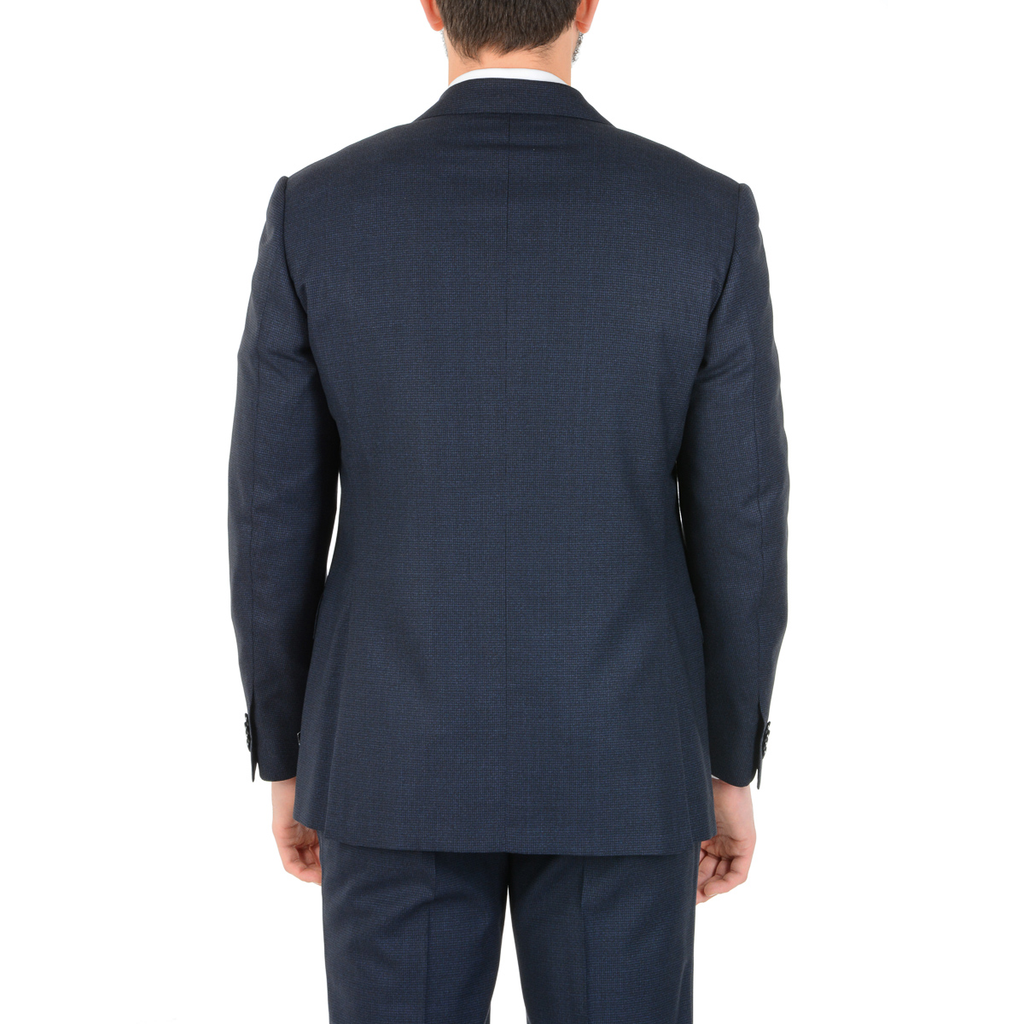 Corneliani Mens Suit Long Sleeves Dark Blue Super 150's