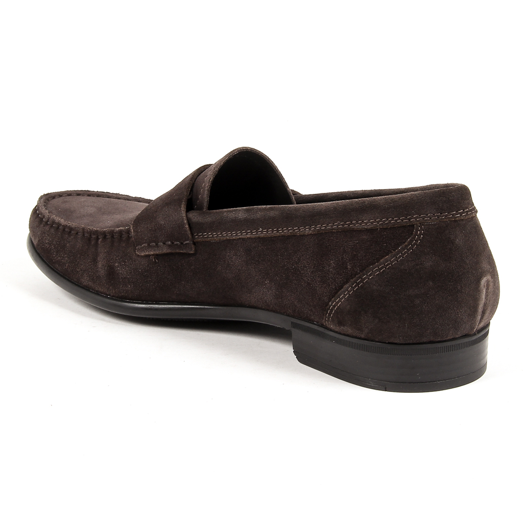 Mocasines V 1969 Italia para hombre, color marrón, LEONARDO