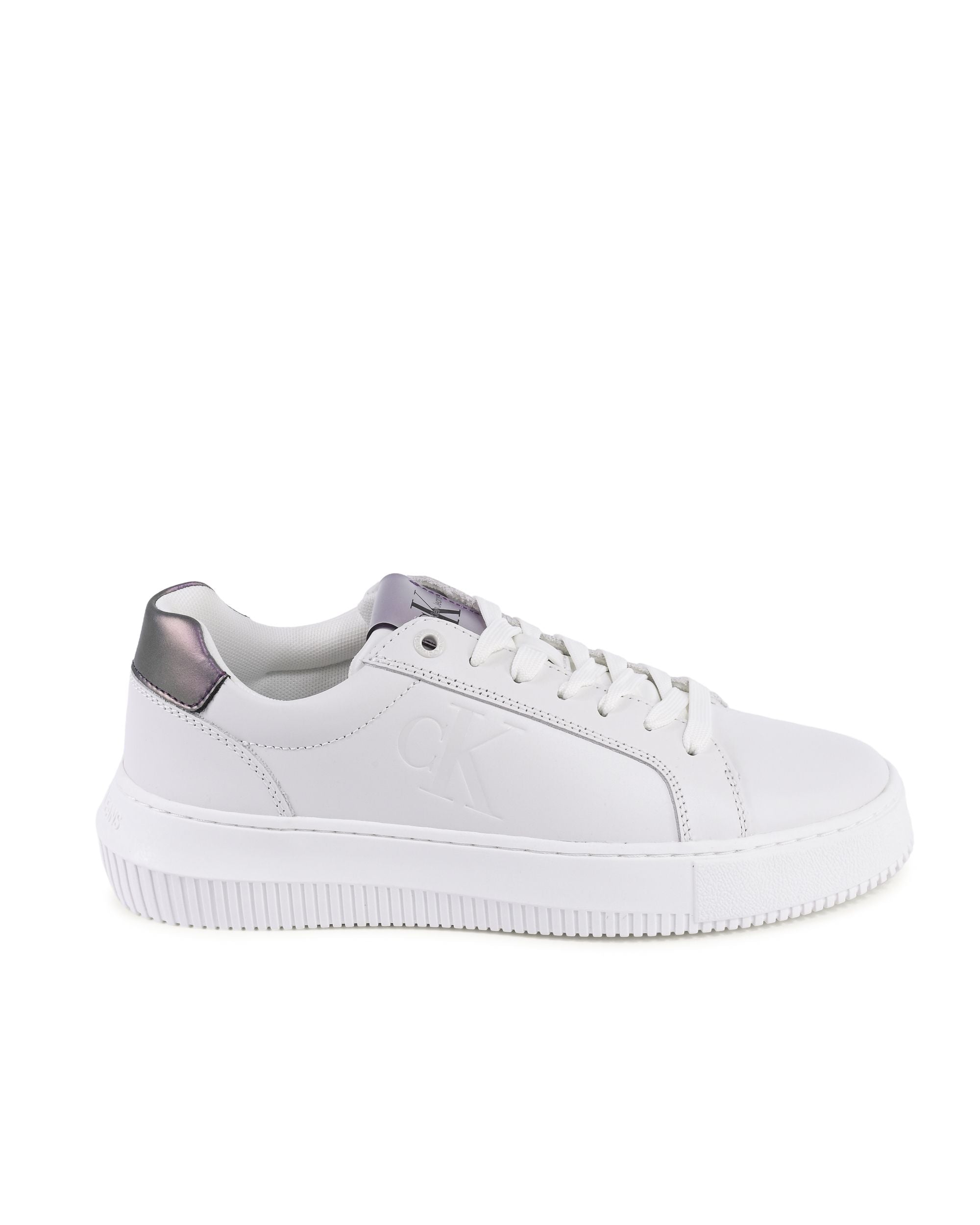 Zapatillas Calvin Klein para mujer blancas YW0YW0120201T