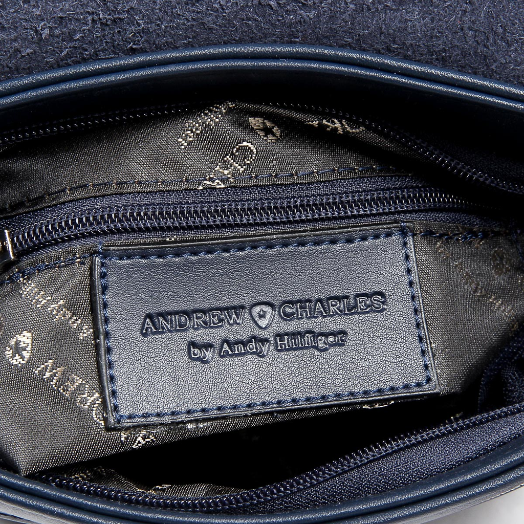 Bolso de mano para hombre Andrew Charles azul oscuro CARL