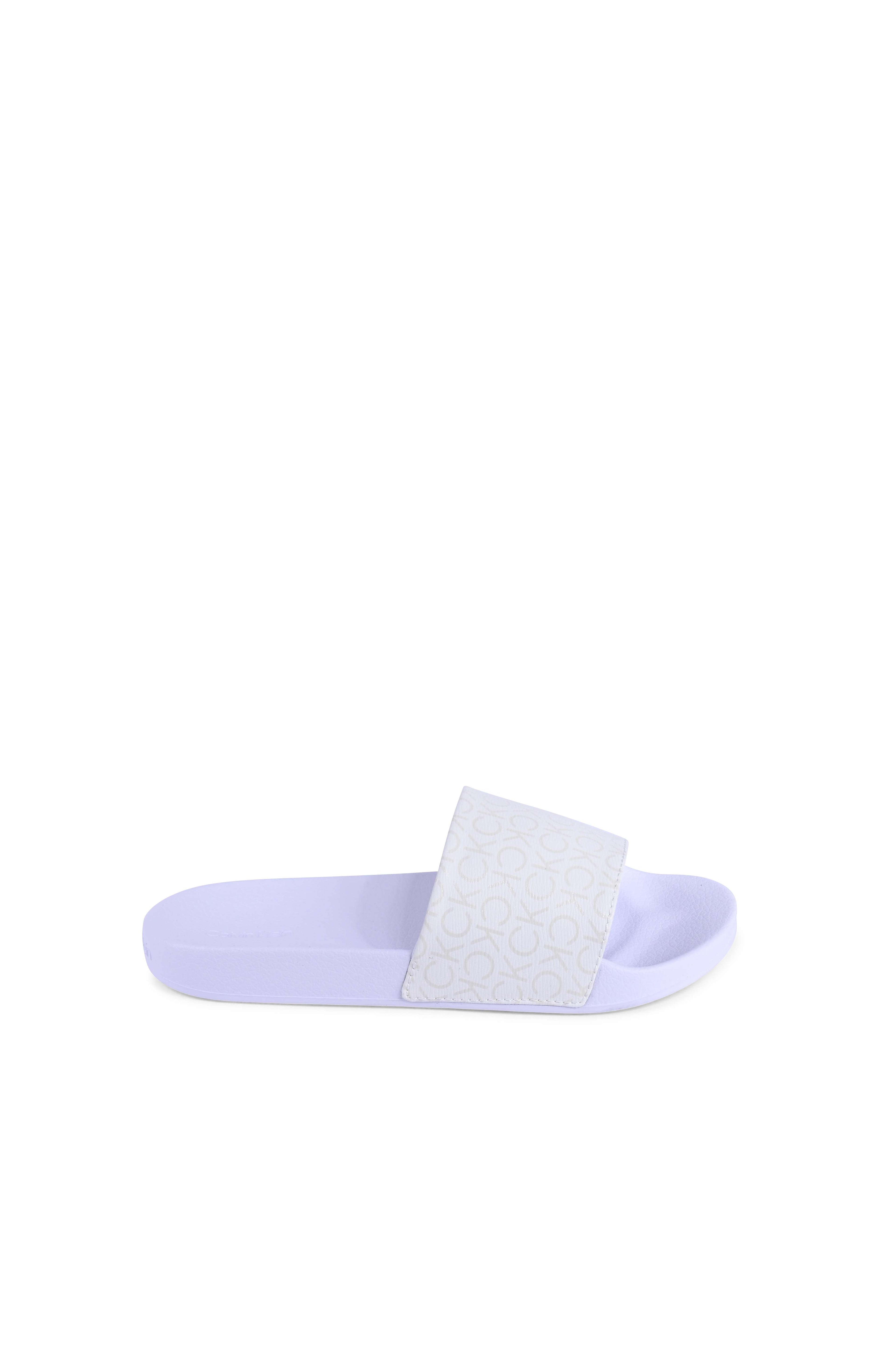 Chanclas Calvin Klein para mujer blancas HW0HW01974YBR
