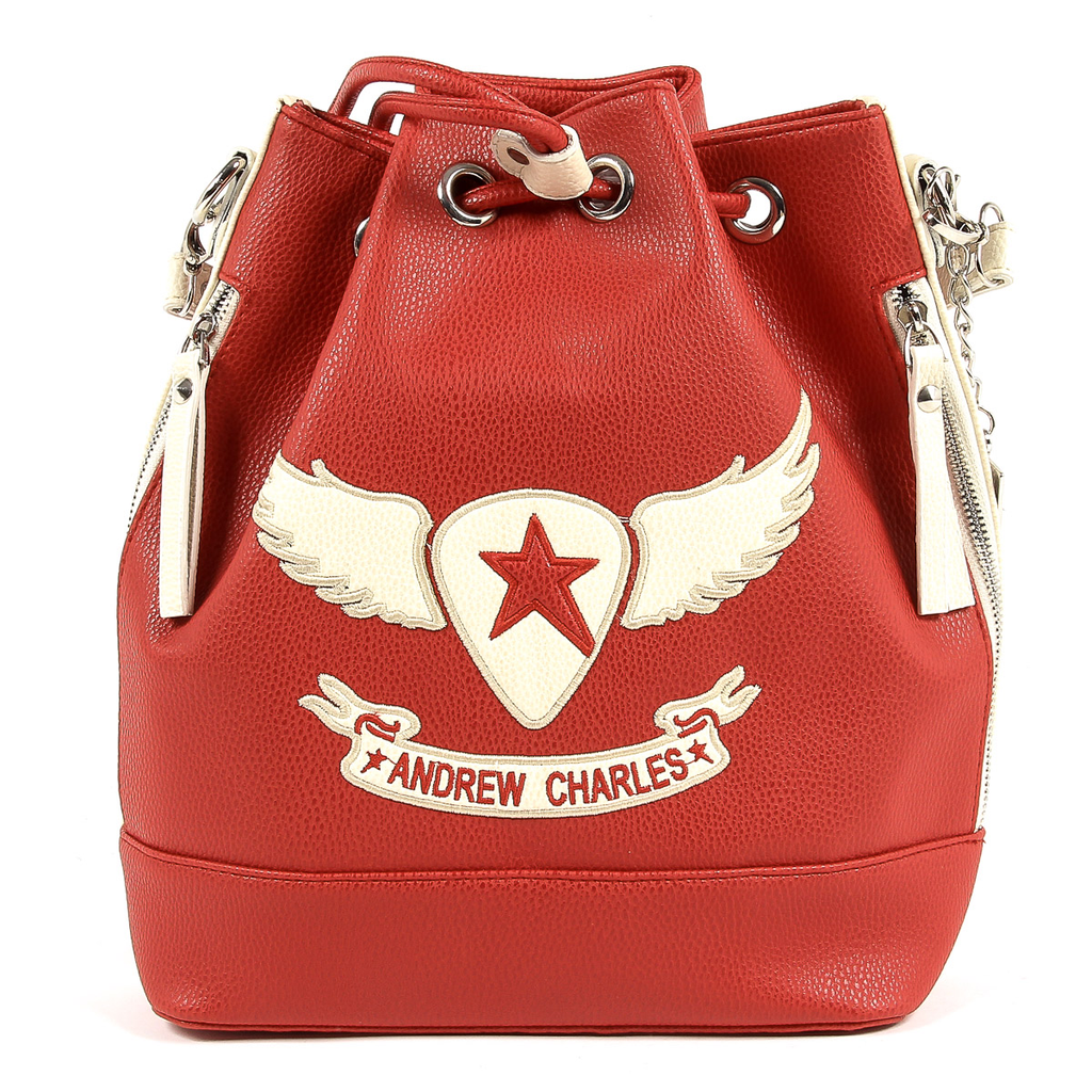 Bolso de mano para mujer Andrew Charles rojo LUCINDA