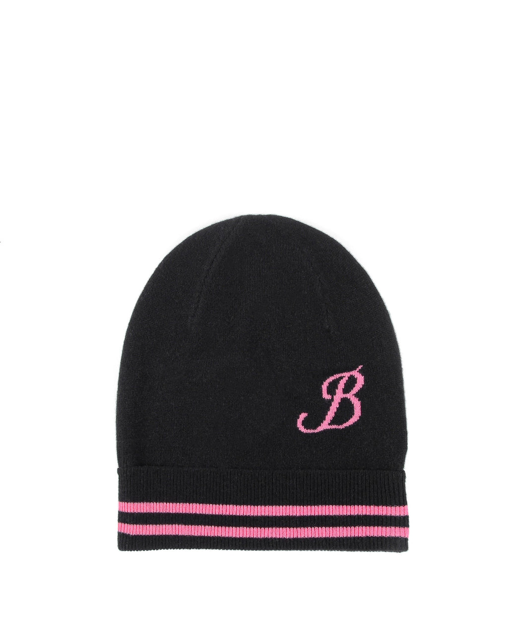 Gorro de cachemira con monograma - Negro