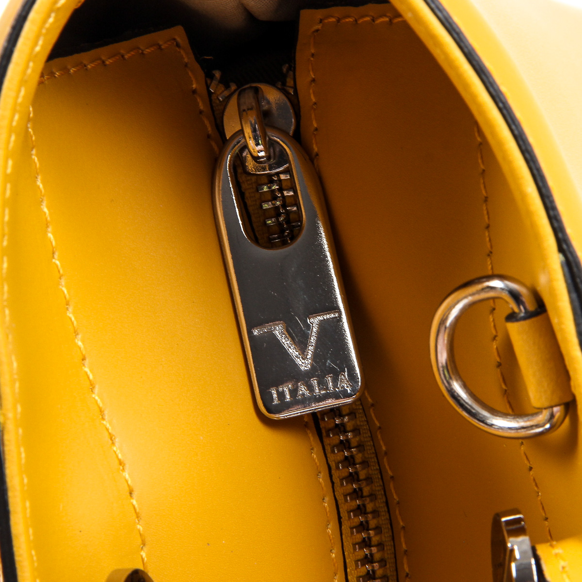 Bolso de mano para mujer V 1969 Italia V008-S RUGA SENAPE
