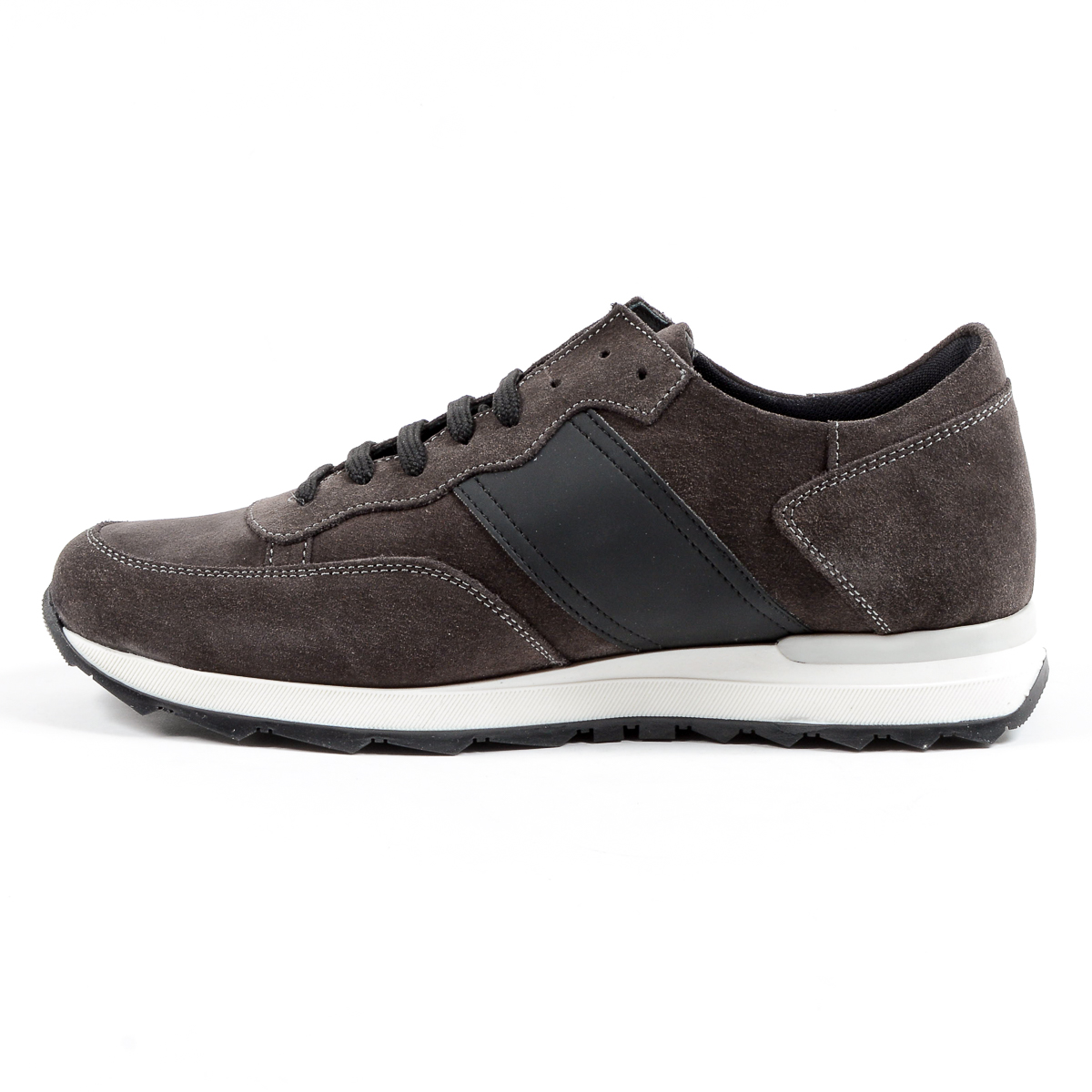 Andrew Charles Mens Sneaker Dark Grey LENNY