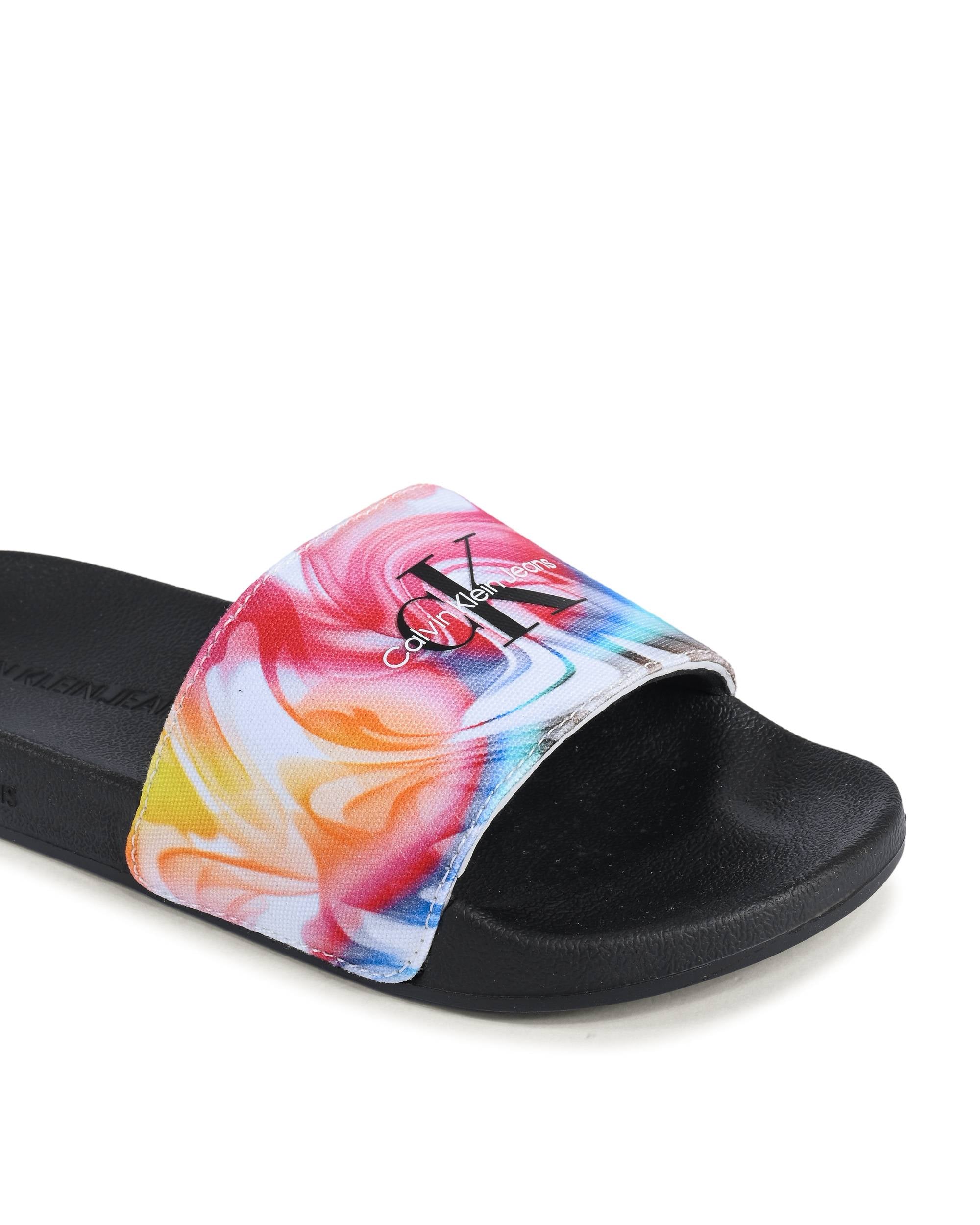 Chanclas Calvin Klein para mujer, color rosa, YW0YW008480JV