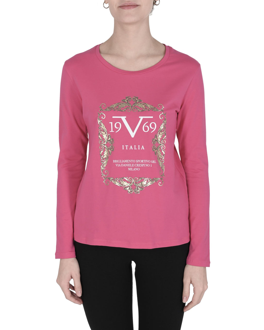 Camiseta de mujer 19V69 Italia ANGELICA FUXIA