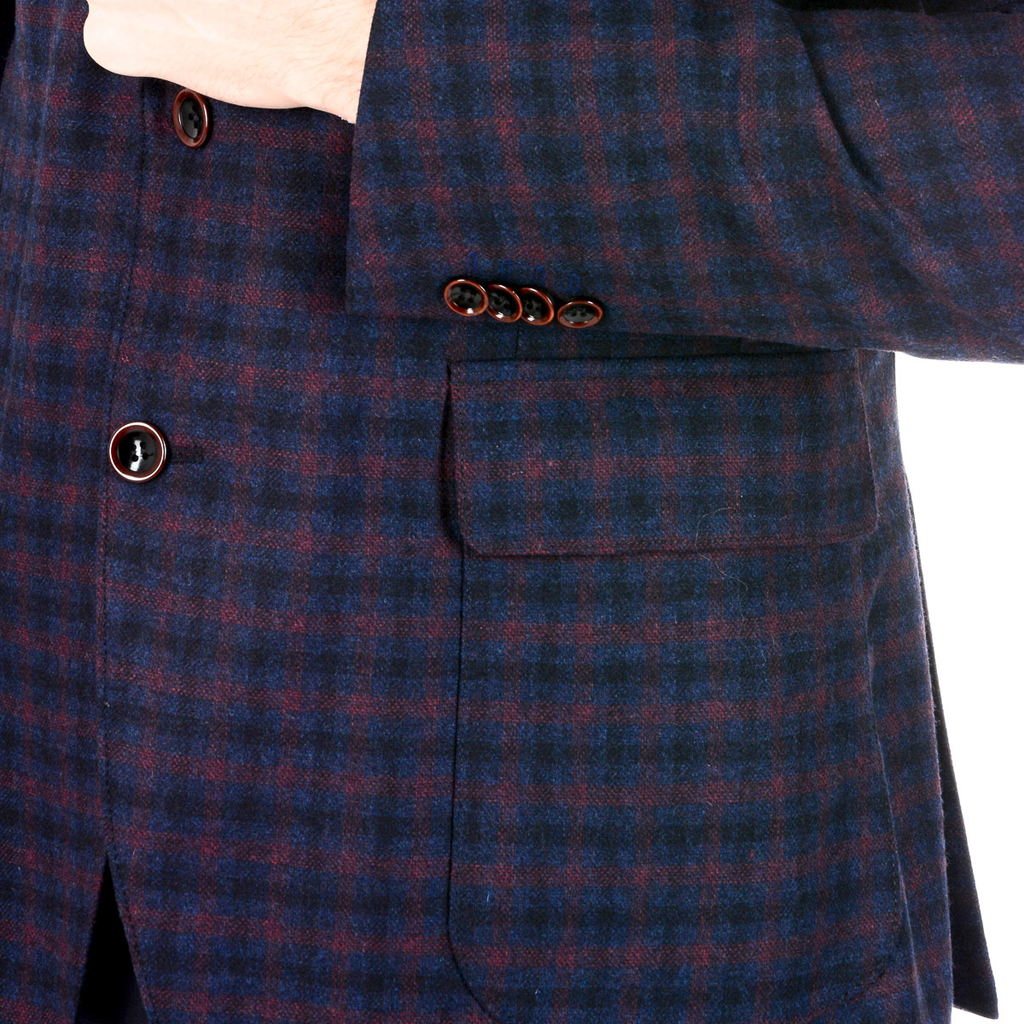 Chaqueta Giancarlo Sarto para hombre, manga larga, azul oscuro