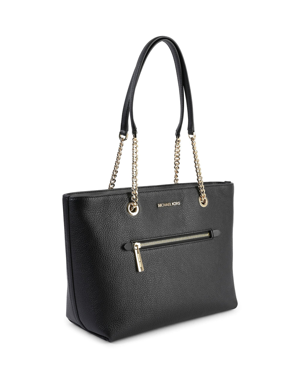 Michael Kors Bolso tote mediano con cadena y cremallera delantera 35F2GTTT2L NEGRO