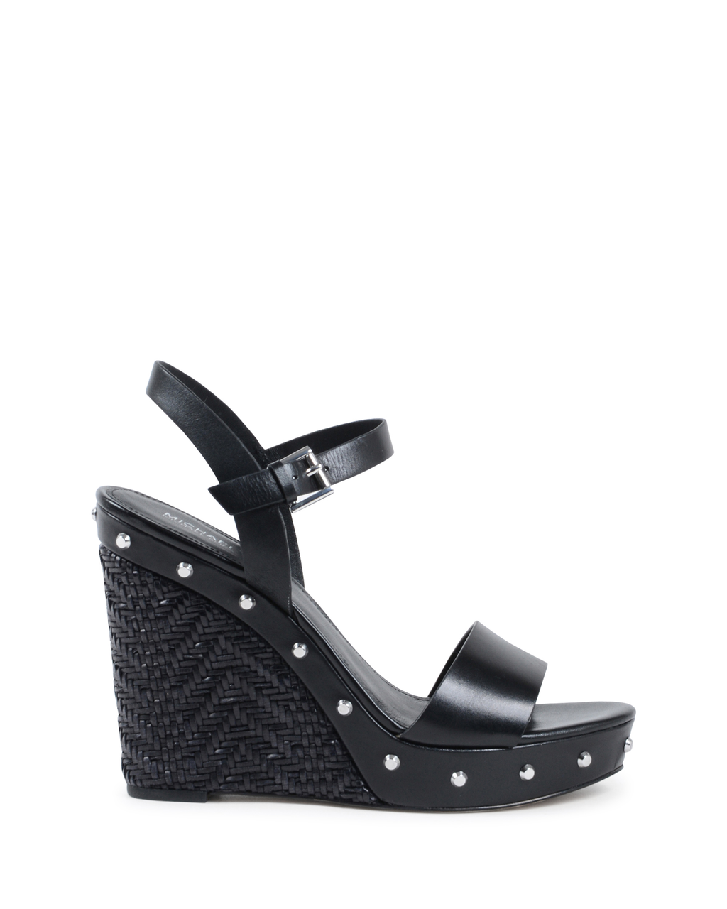 Sandalias de cuña para mujer Michael Kors negras ELLEN