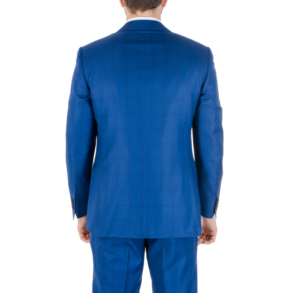 Canali Mens Suit Long Sleeves Blue