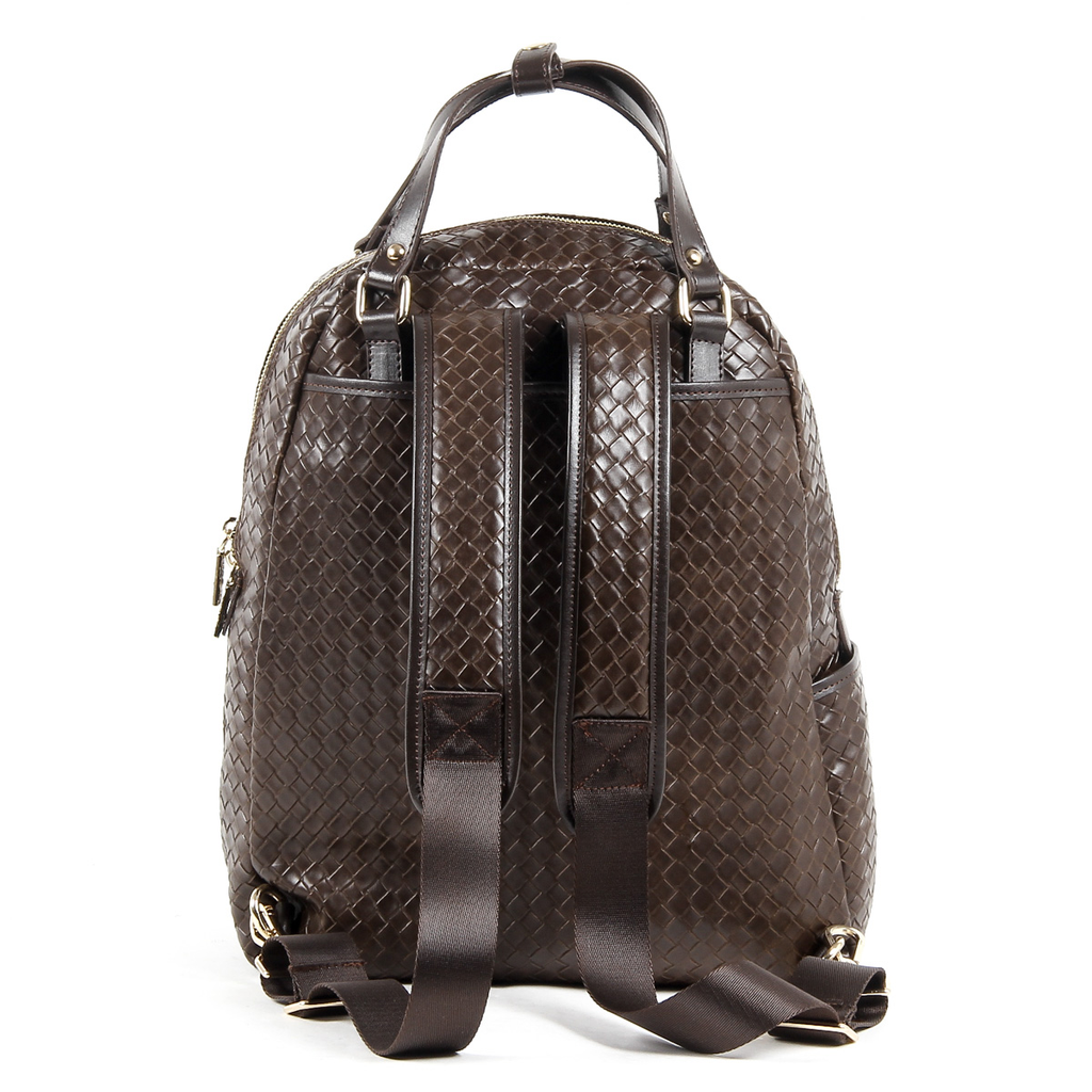 Mochila de moda para hombre V 1969 Italia V1969016B CAFÉ
