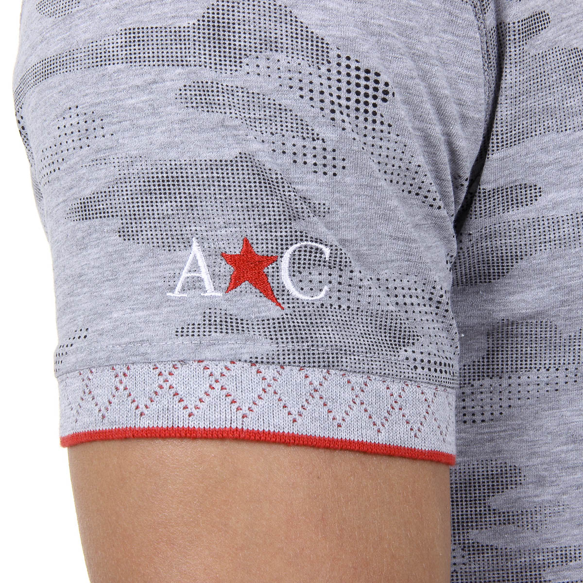 Andrew Charles Mens Polo Short Sleeves Grey JULIAN