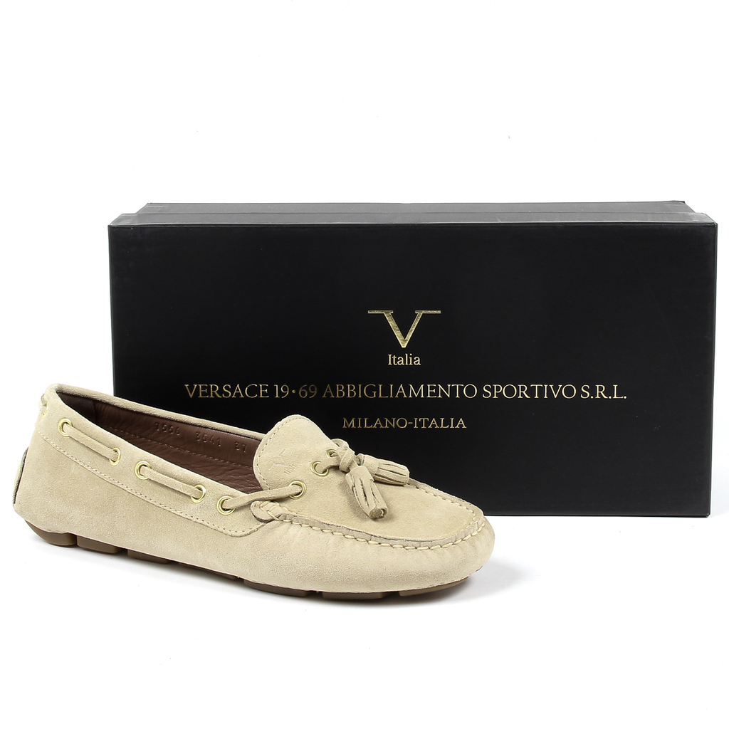 Mocasín para mujer V 1969 Italia Beige TORINO