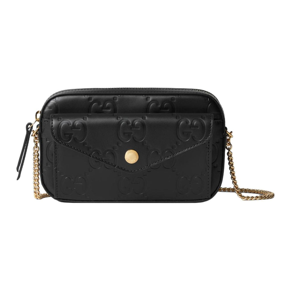 GG Monogram Leather Crossbody Soulder Bag