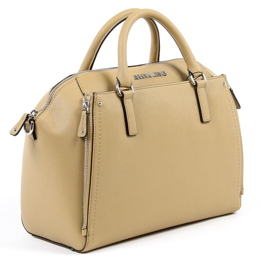 Bolso de mano Armani Jeans para mujer, color camello, 922168 7P756 11955