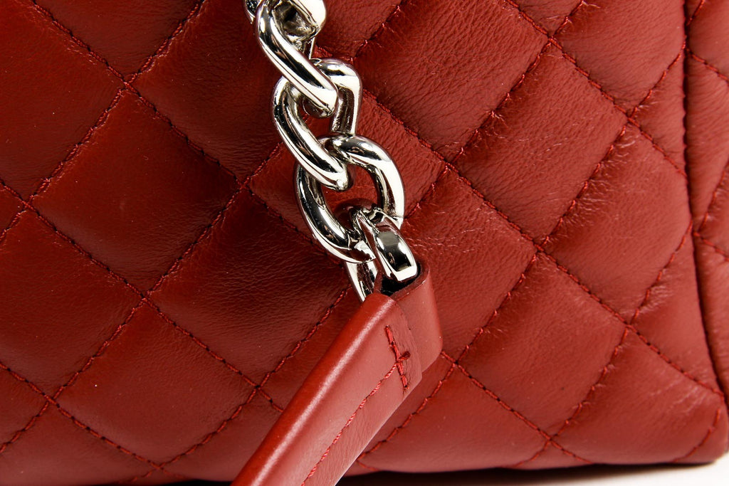 Bolso de mano para mujer V 1969 Italia V011-S RUGA ROJO