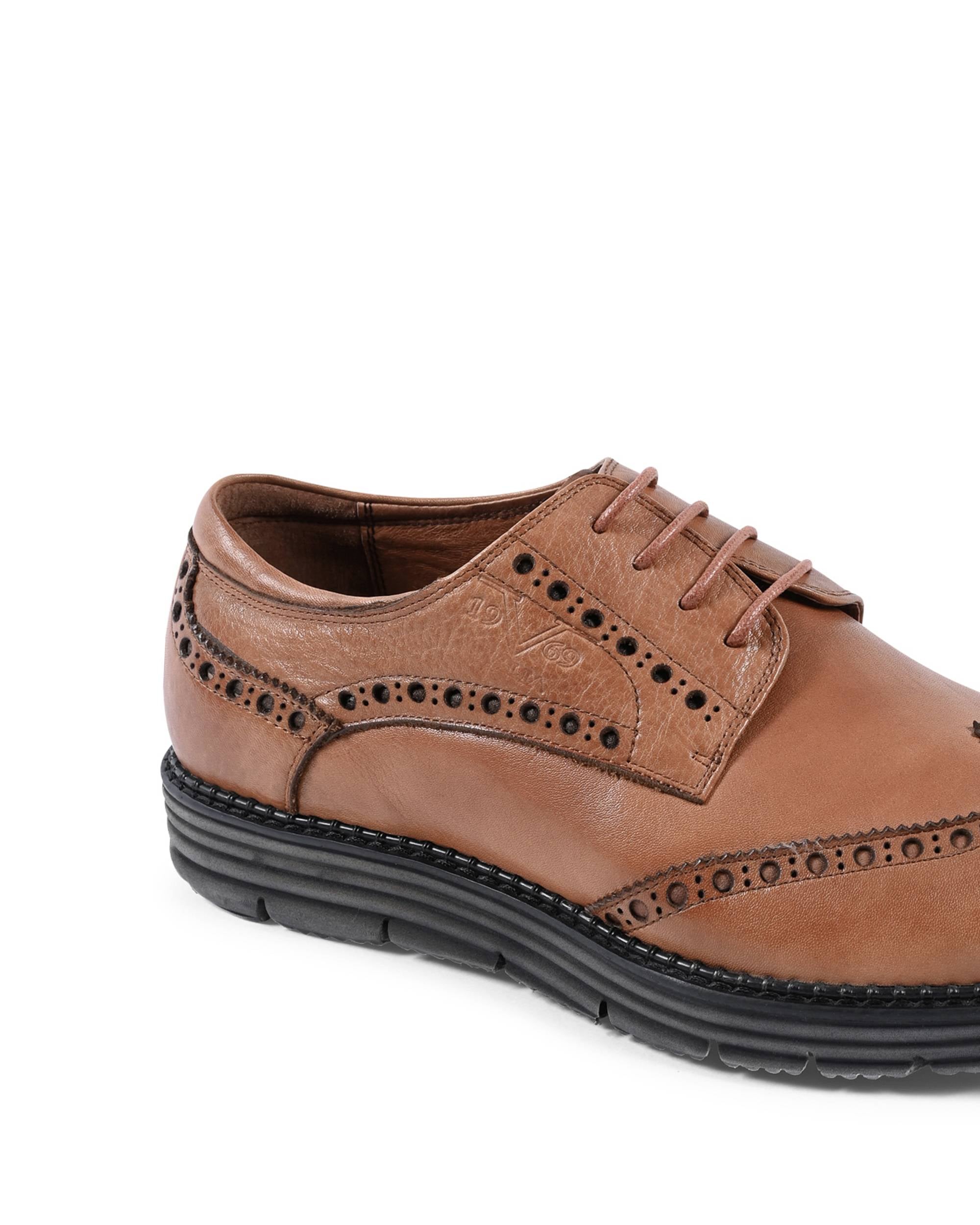 19V69 Italia Zapatos con cordones para hombre marrón YO W3074-3 TABACCO