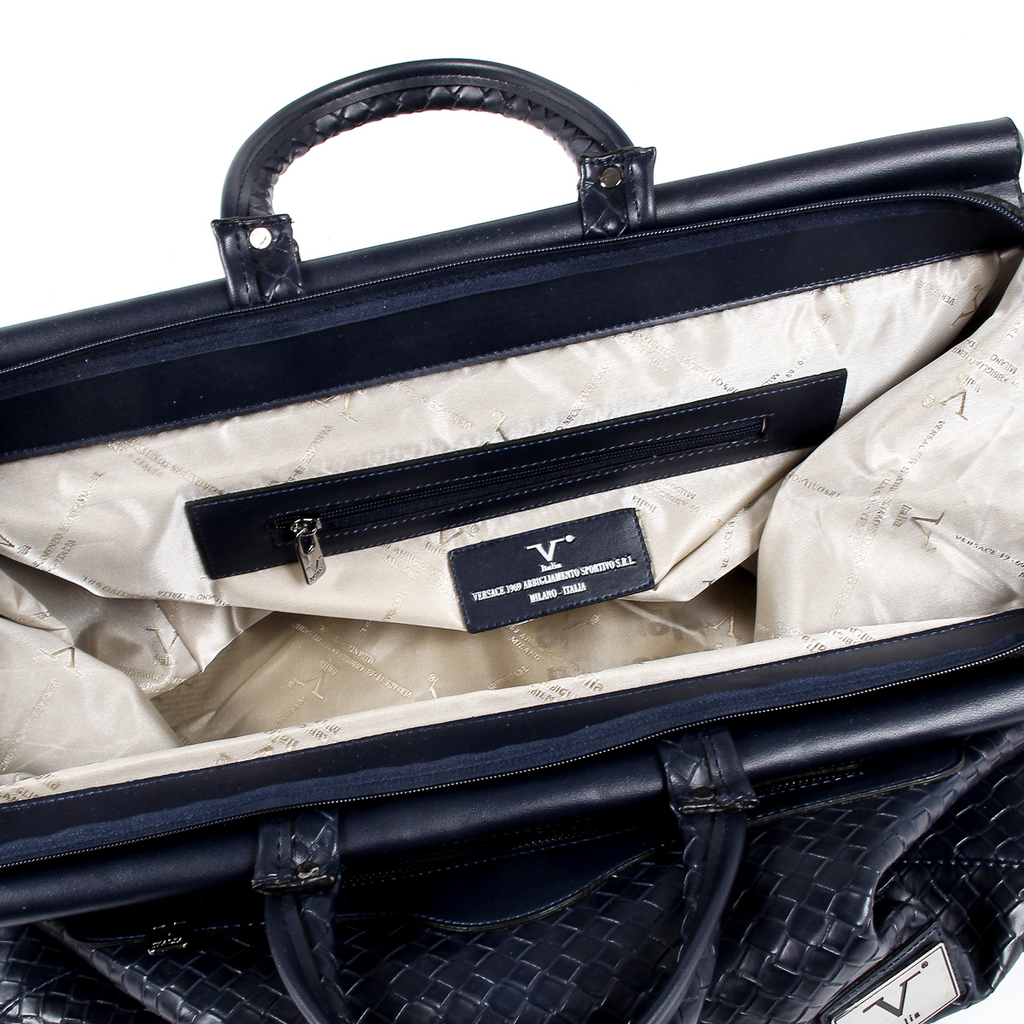 Bolso de mano para hombre V 1969 Italia azul GARY