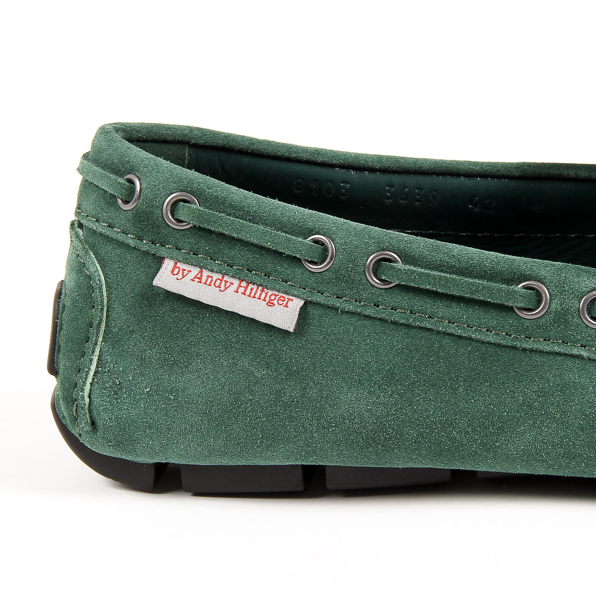 Mocasín Andrew Charles para hombre verde STEVE