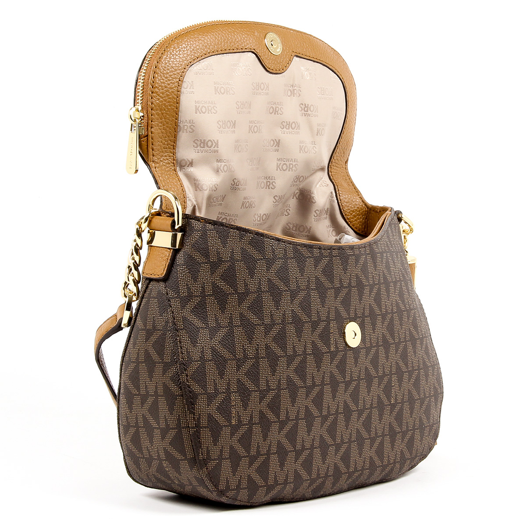 Michael Kors Womens Handbag BEDFORD 35T7GBFL2B BRN ACORN