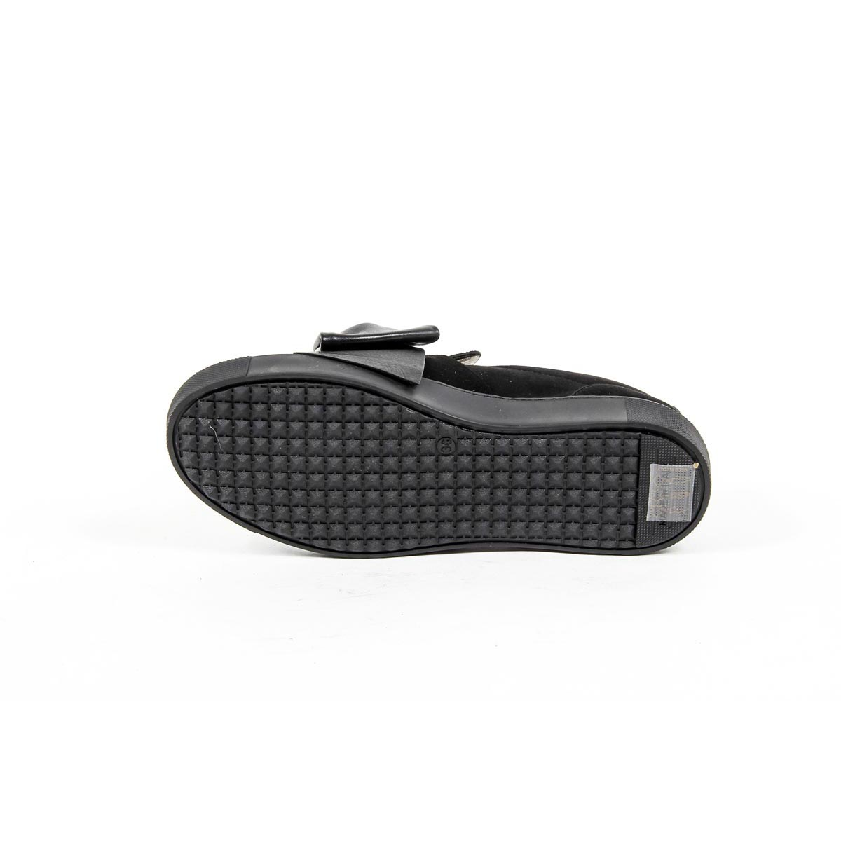 V 1969 Italia Zapatillas sin cordones para mujer 302076 CAMOSCIO NERO/NAPPA NERO