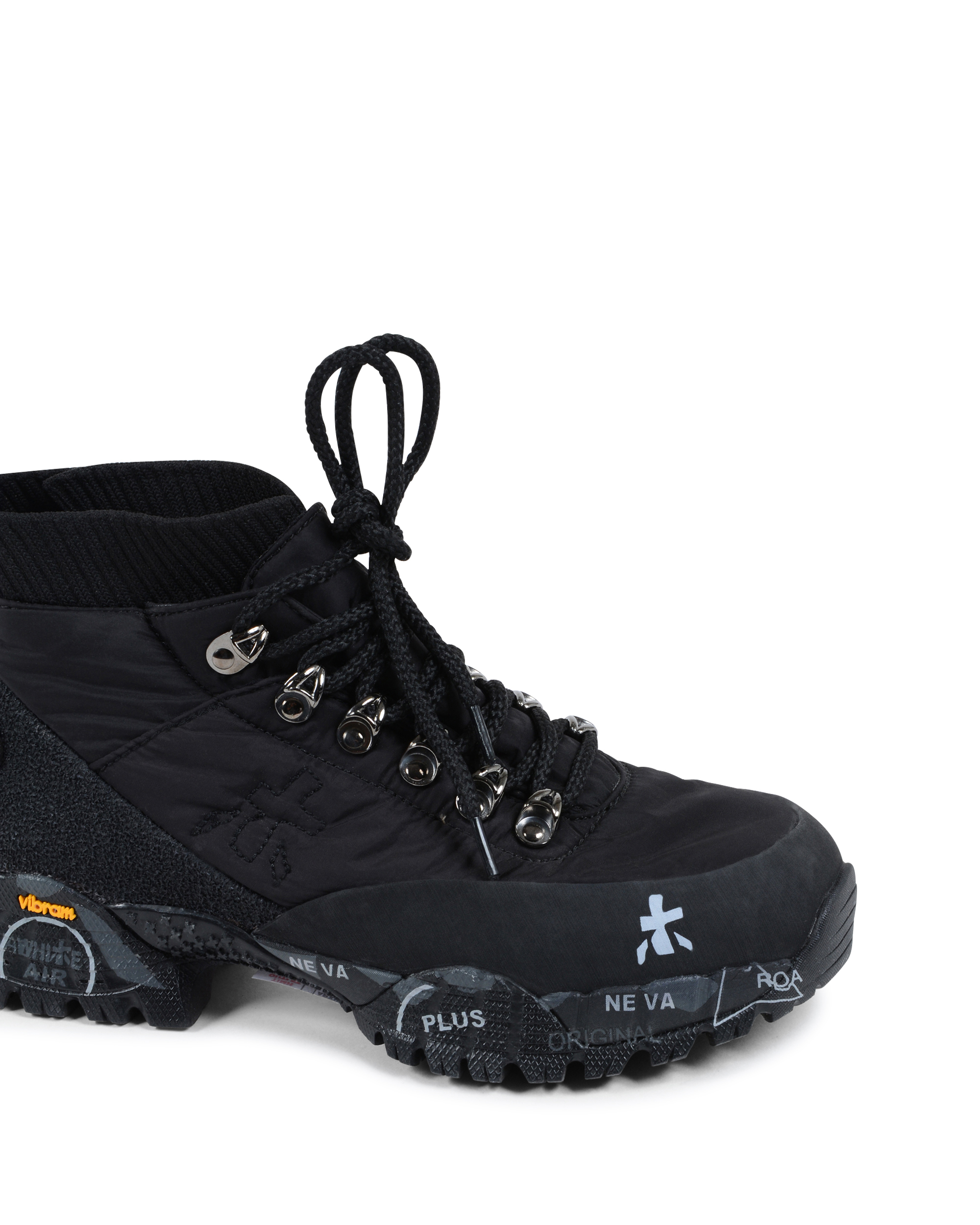 Premiata Womens Trekking Sneaker Black LOUTRECK 113