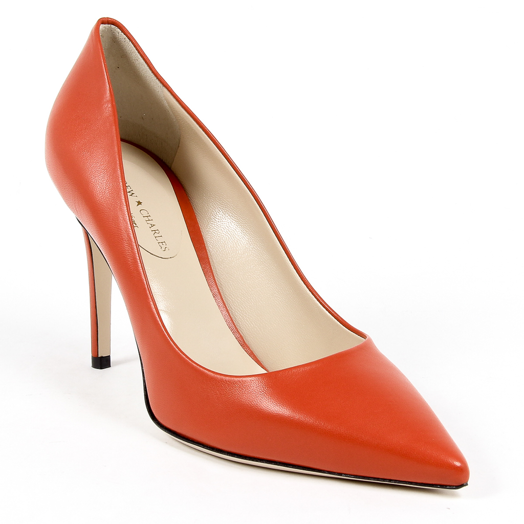 Andrew Charles Womens Pump Red MIA