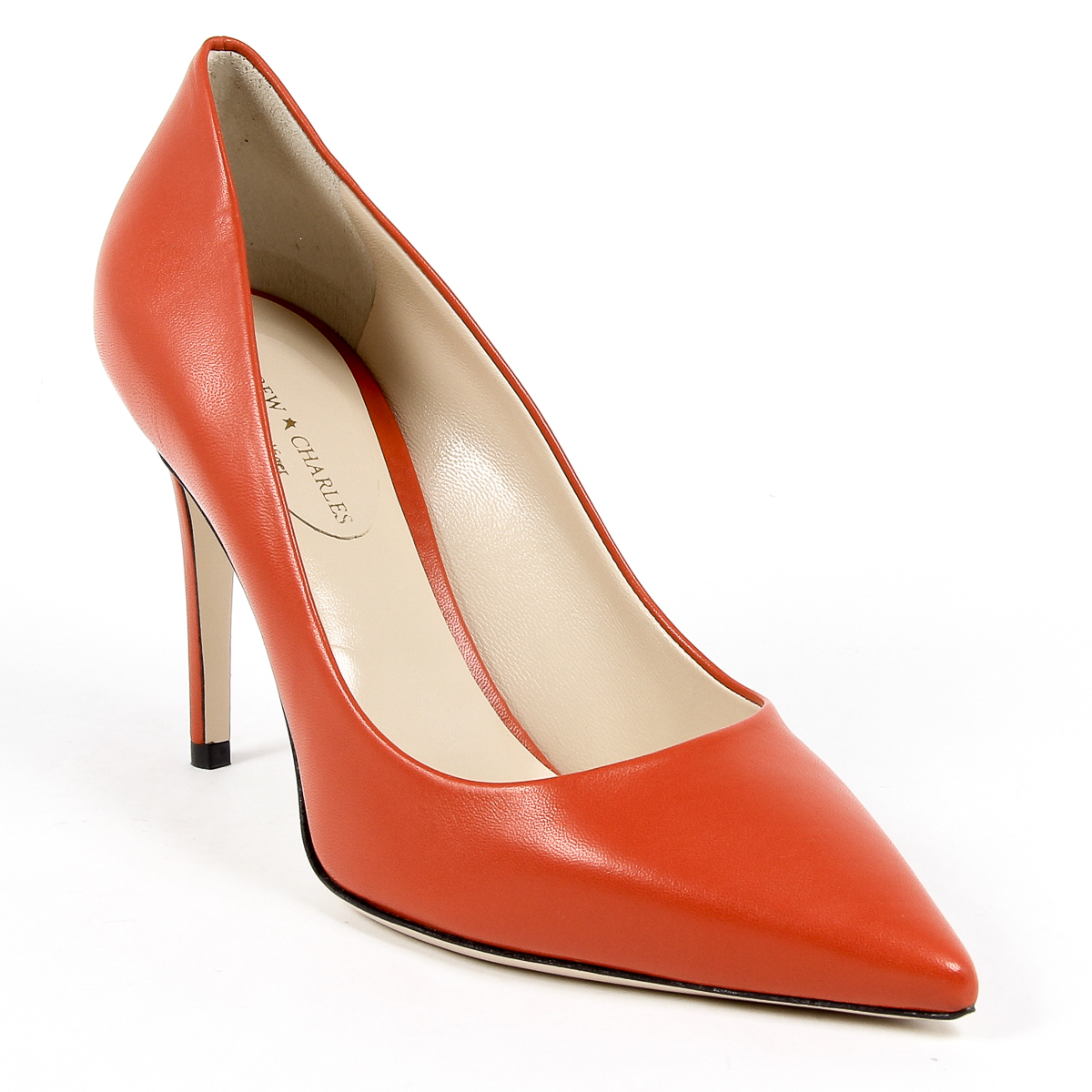 Andrew Charles Womens Pump Red MIA